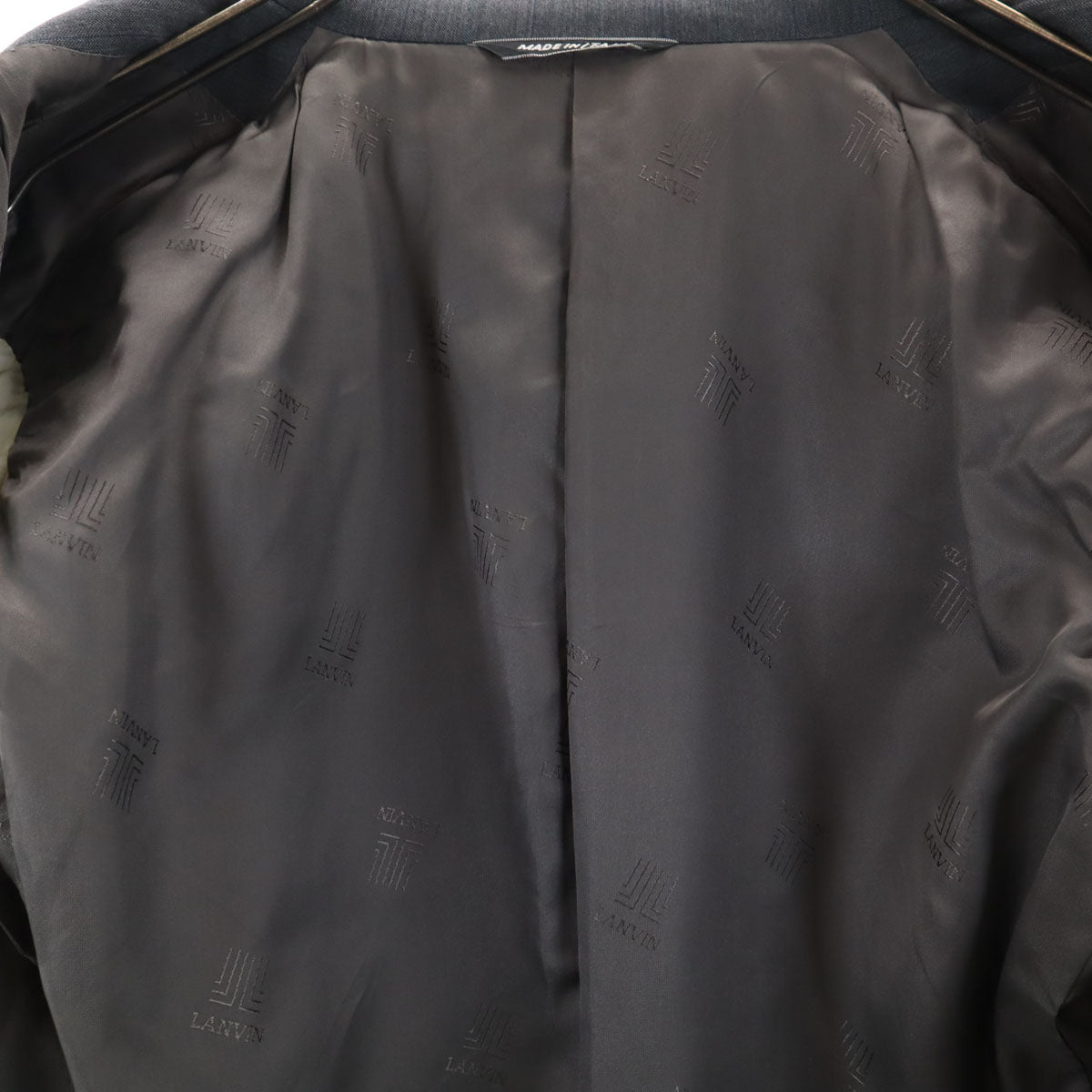 LANVIN BOUTIQUE ランバンブティック 90s イタリア製 オールド テーラードジャケット 48 グレー メンズ