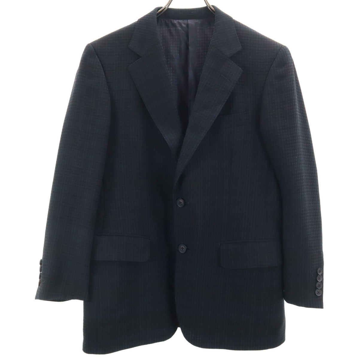 BURBERRY LONDON バーバリーロンドン 日本製 テーラードジャケット A4 ネイビー 三陽商会 メンズ