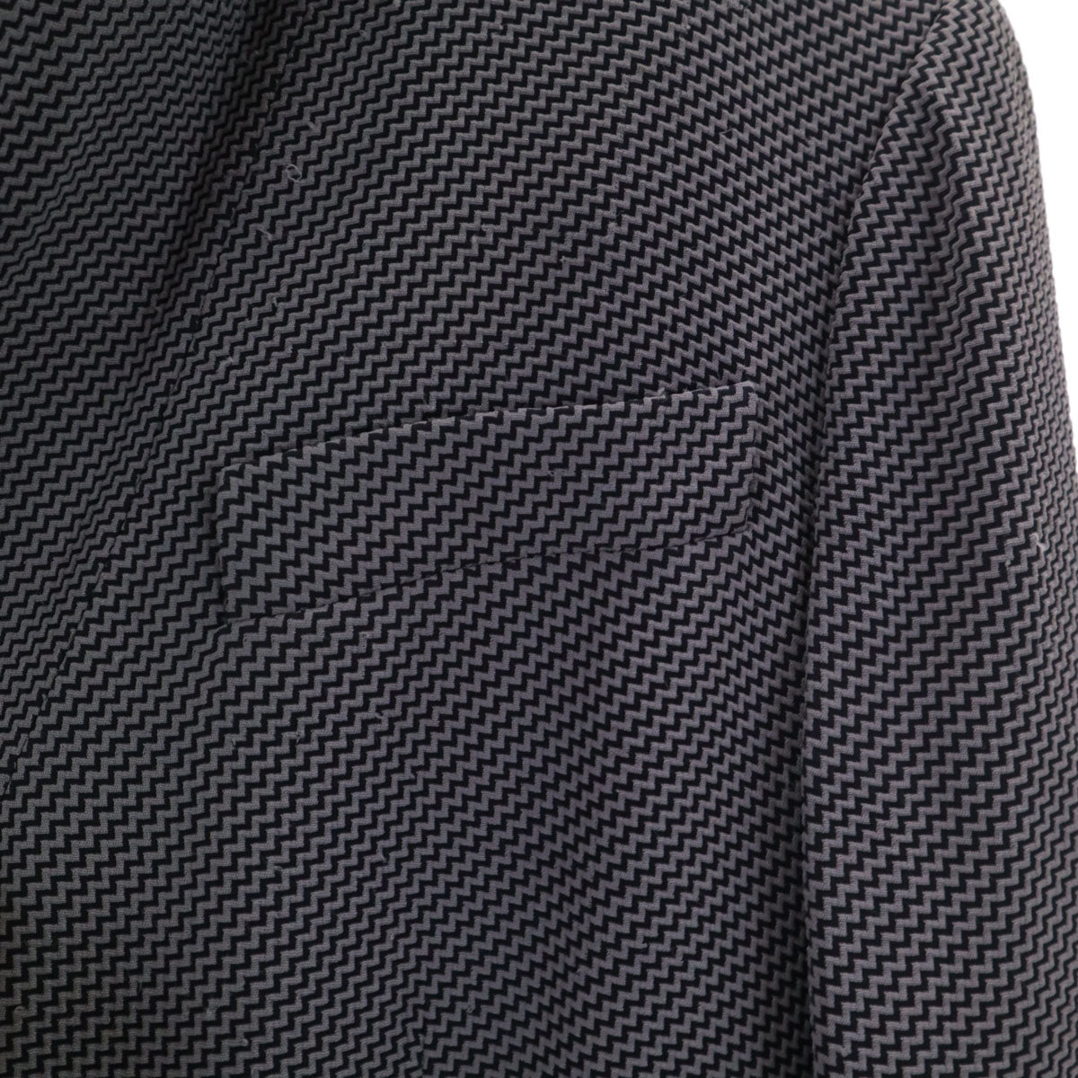 Emporio Armani エンポリオアルマーニ ブルガリア製 テーラードジャケット 42 グレー レディース