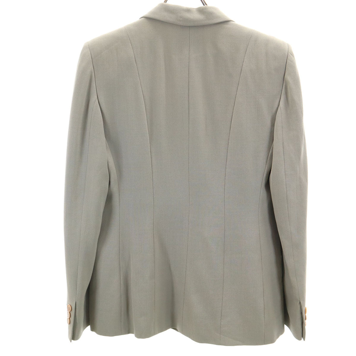 ARMANI COLLEZIONI アルマーニ コレツィオーニ イタリア製 テーラードジャケット 40 ライトグレー系 レディース