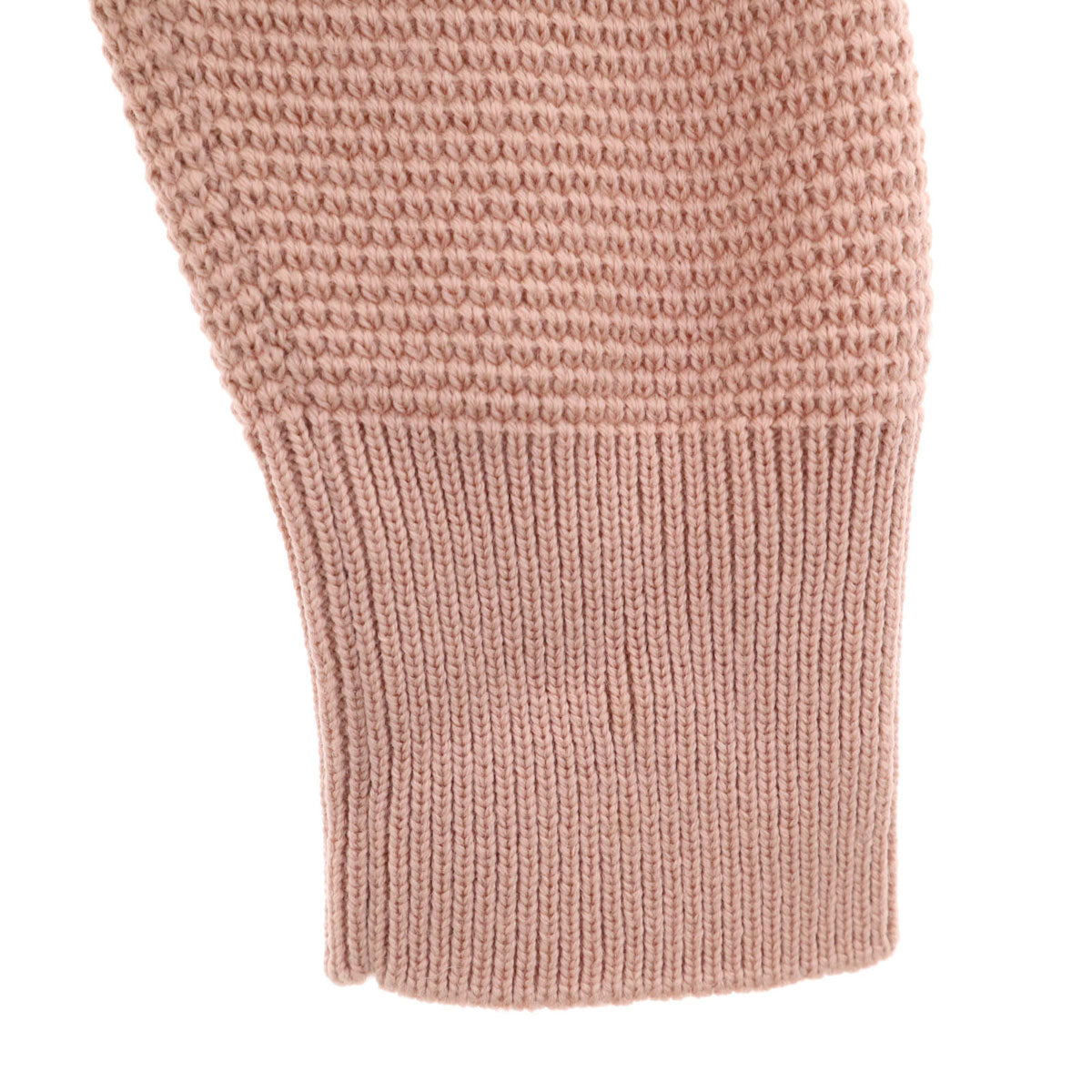 MONCLER モンクレール 長袖 ニット切替 ダウン カーディガン S ピンク