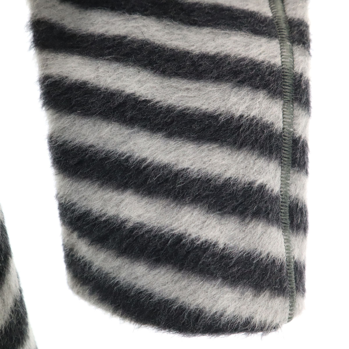 GIORGIO ARMANI ジョルジオアルマーニ イタリア製 アルパカブレンド 総柄 ジャケット 36 グレー系 レディース