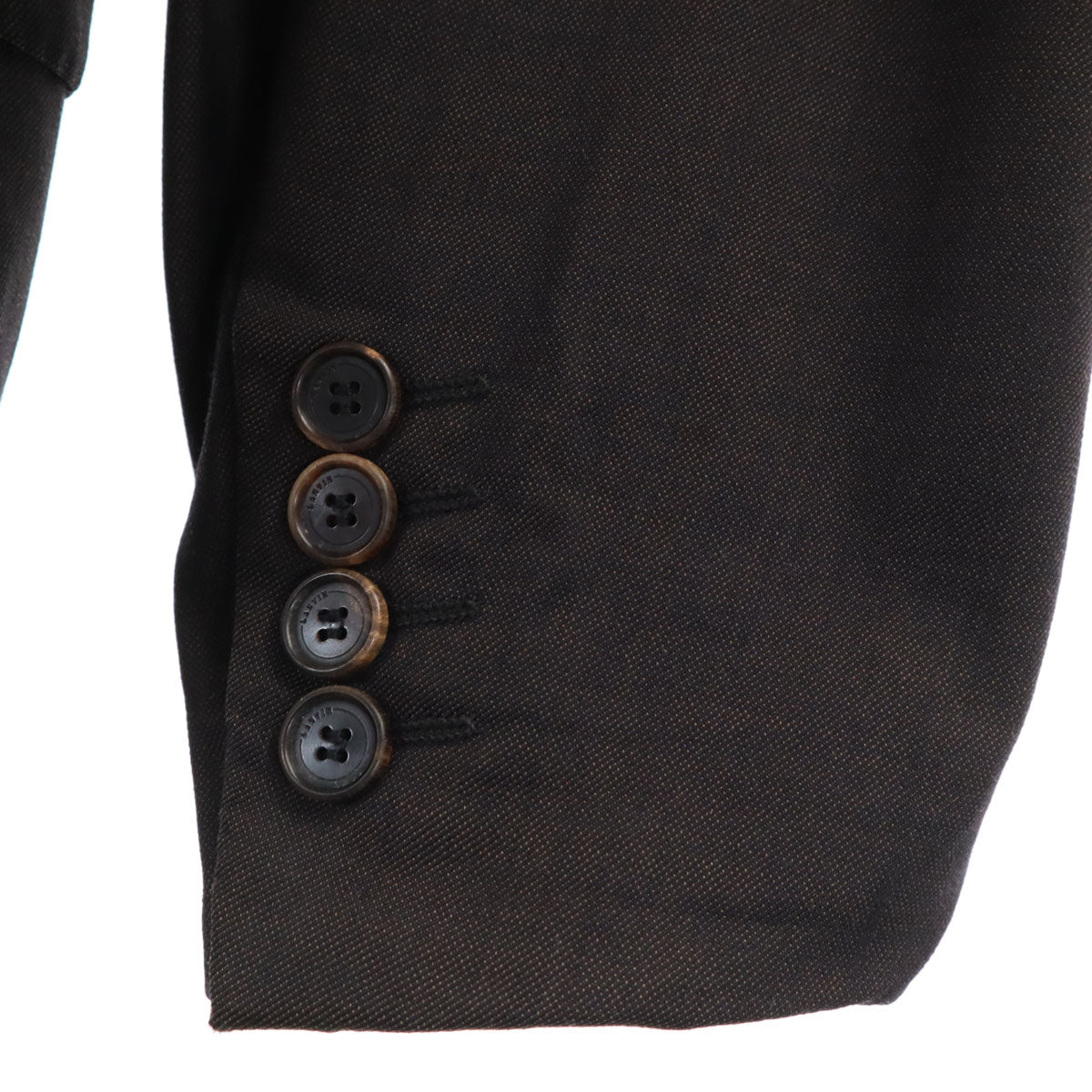 LANVIN ランバン 90s イタリア製 オールド テーラードジャケット 48 ブラウン系 メンズ