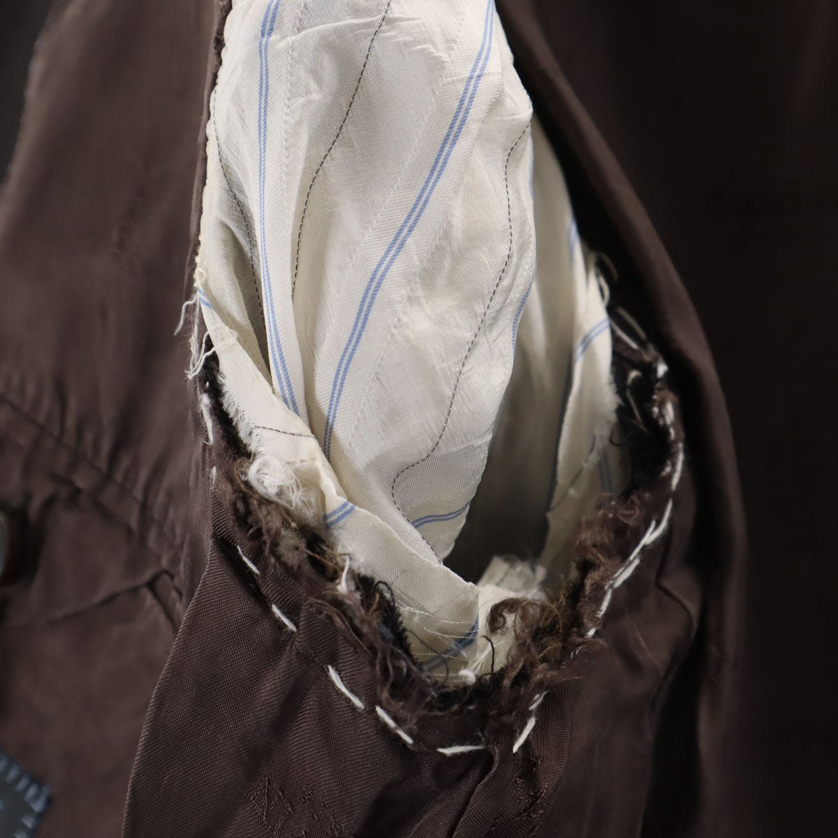 LANVIN ランバン 90s イタリア製 オールド テーラードジャケット 48 ブラウン系 メンズ