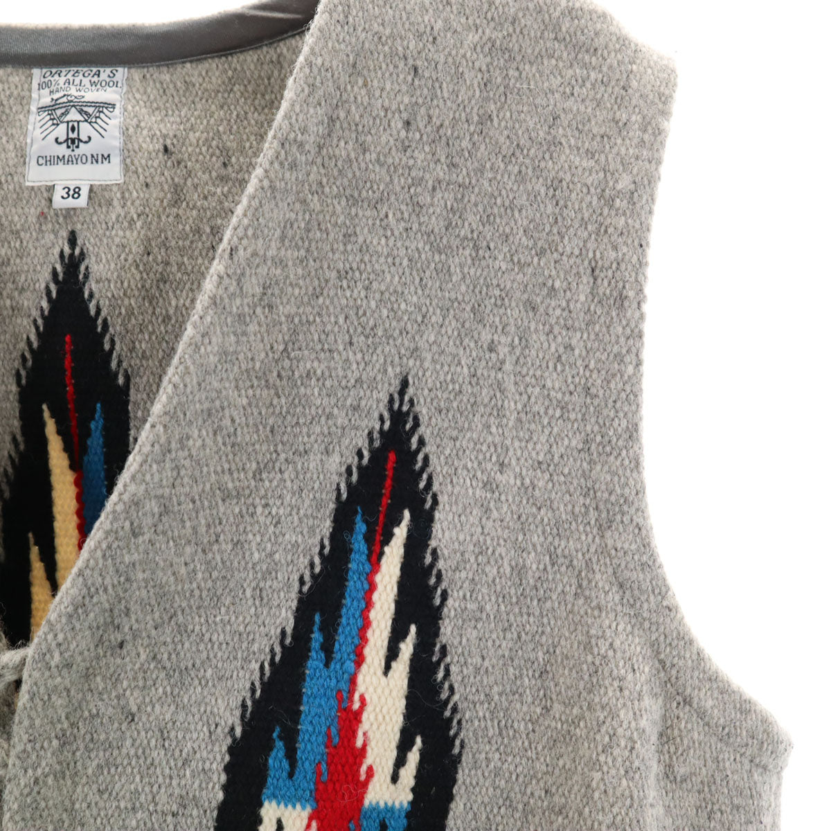 ORTEGA オルテガ チマヨ ベスト 38 グレー メンズ