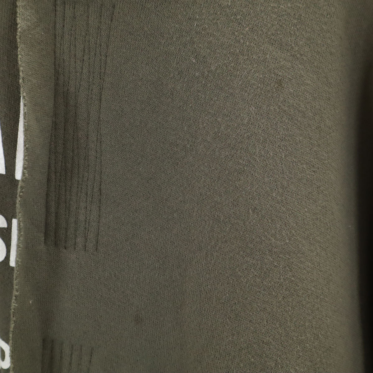 WTAPS ダブルタップス 日本製 長袖 スウェット トレーナー 2 オリーブ系 裏起毛 アシメ メンズ