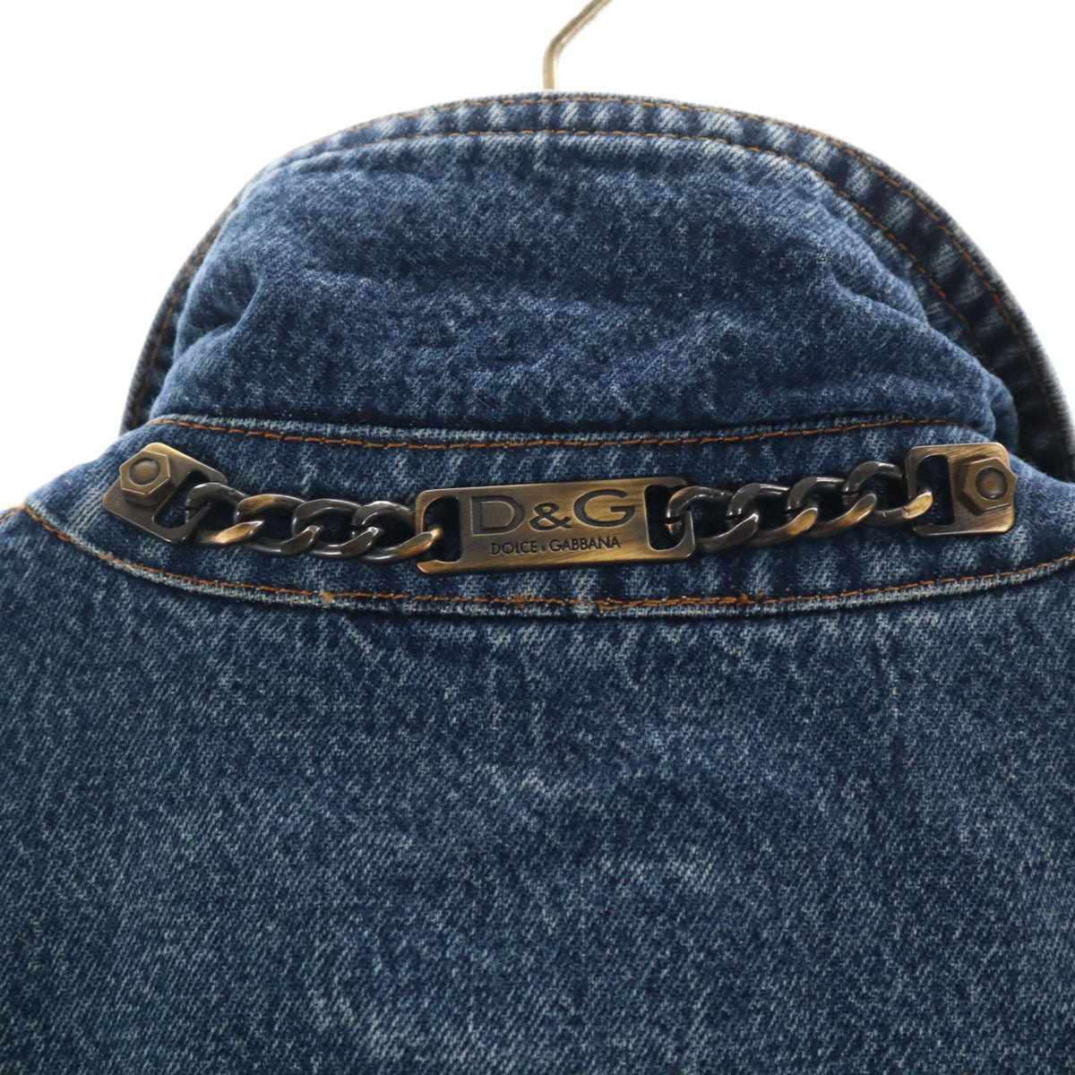 D&G DOLCE&GABBANA ディーアンドジー ドルチェアンドガッバーナ イタリア製 デニムジャケット M インディゴブルー ジージャン トラッカー メンズ