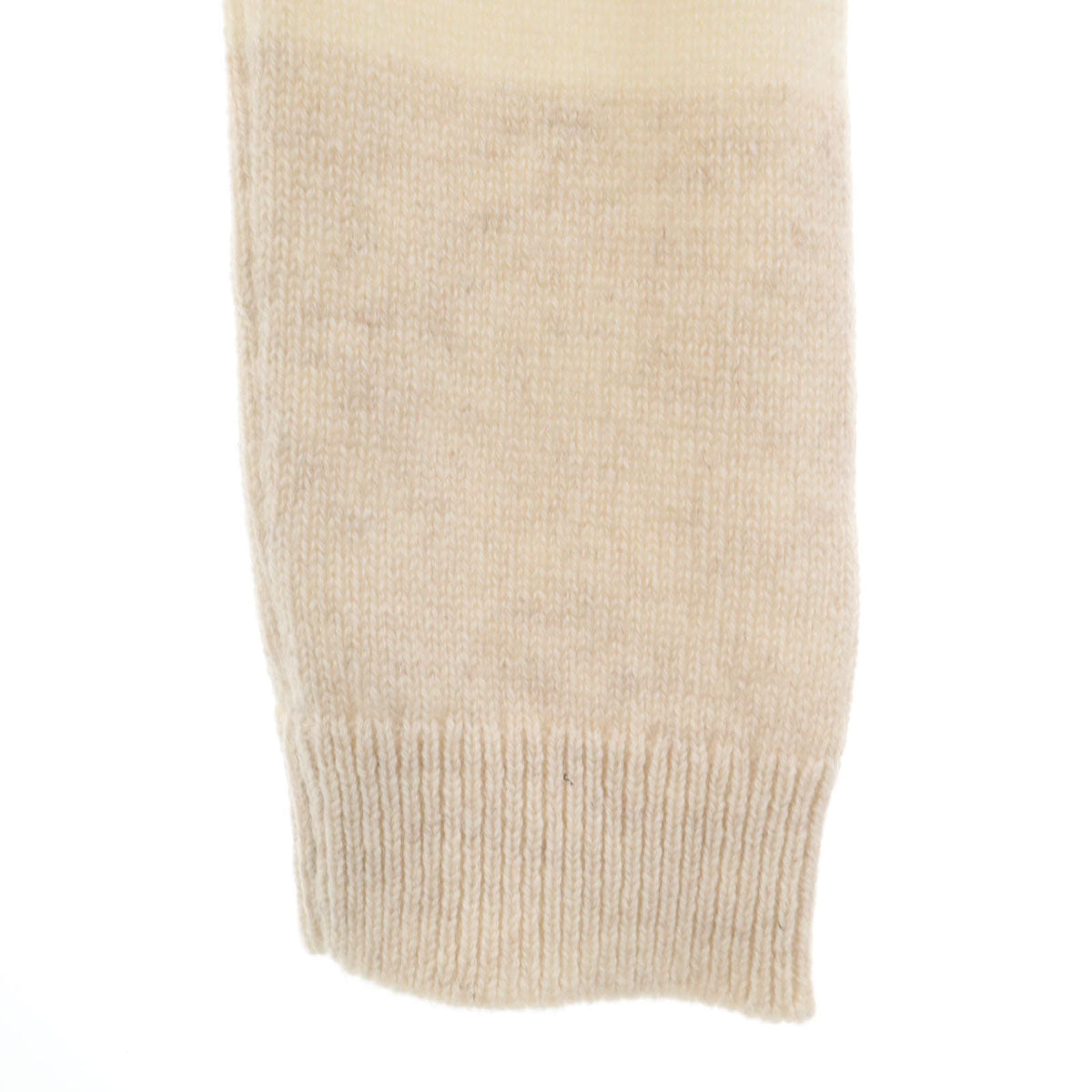 未使用 HERMES エルメス イギリス製 カシミヤ100％ 長袖 セーター 34 ベージュ ニット レディース