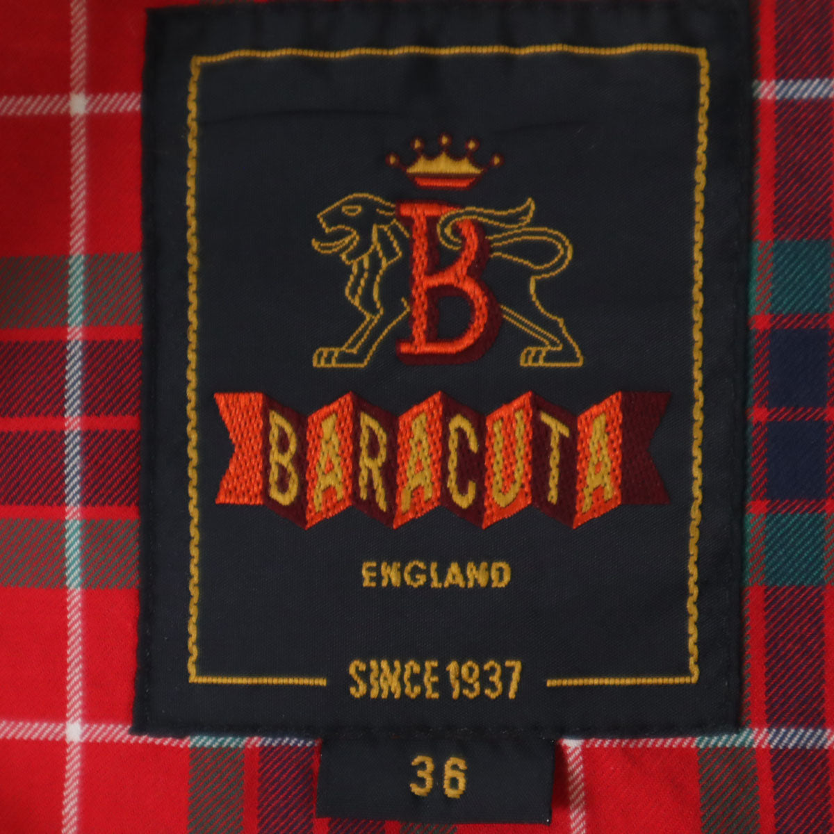 BARACUTA バラクータ コーデュロイ ハリントン ジャケット 36 ブラウン スイングトップ メンズ