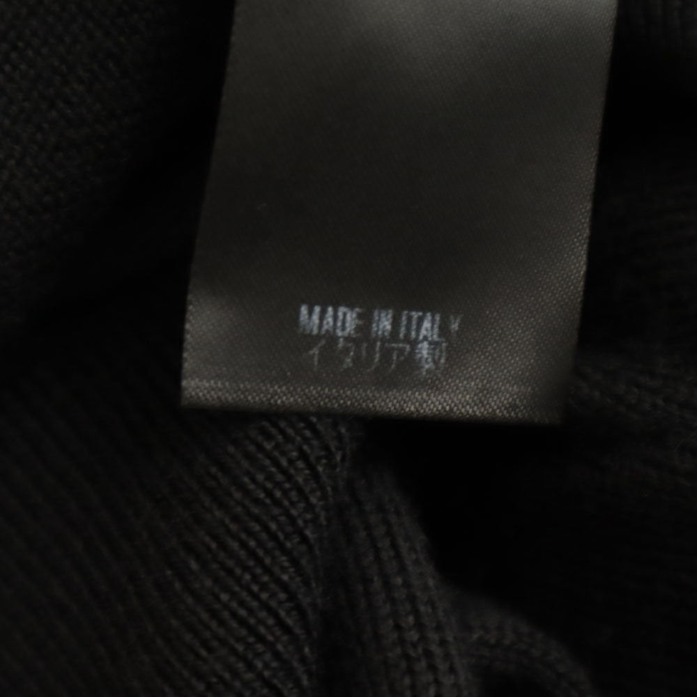 GUCCI グッチ イタリア製 長袖 Vネック セーター S ブラック メンズ
