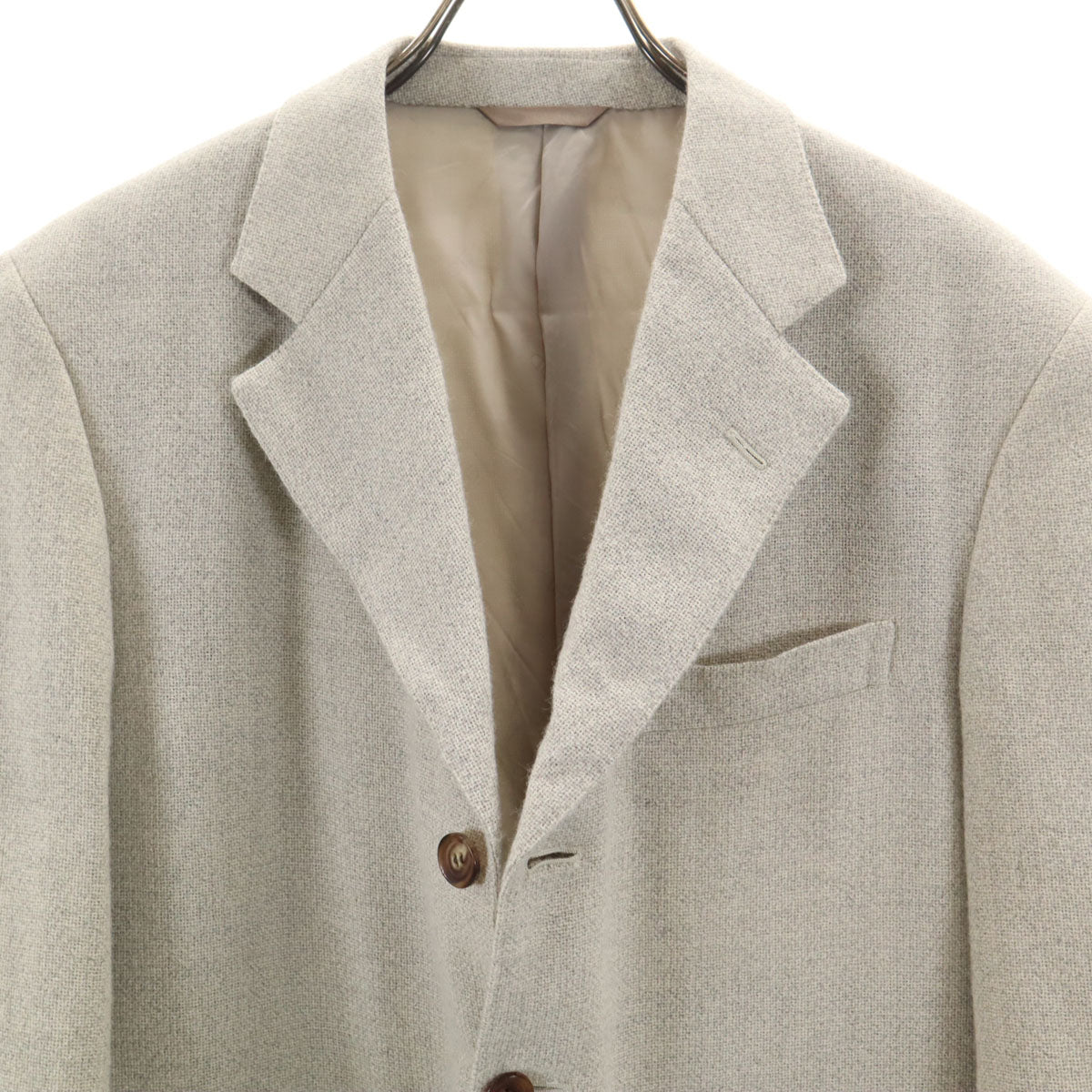 Christian Dior クリスチャンディオール 90s アルパカ オールド テーラードジャケット S グレージュ メンズ