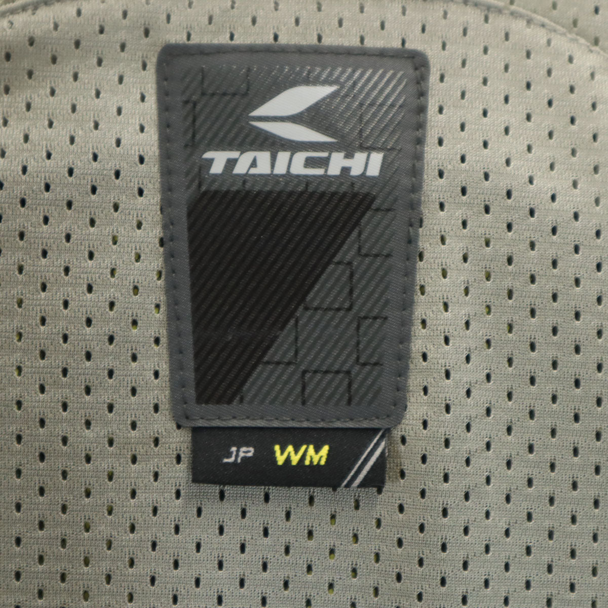 TAICHI タイチ 総柄 バイク レーシング ジャケット M グレー系 裏メッシュ ツーリング ライディング レディース