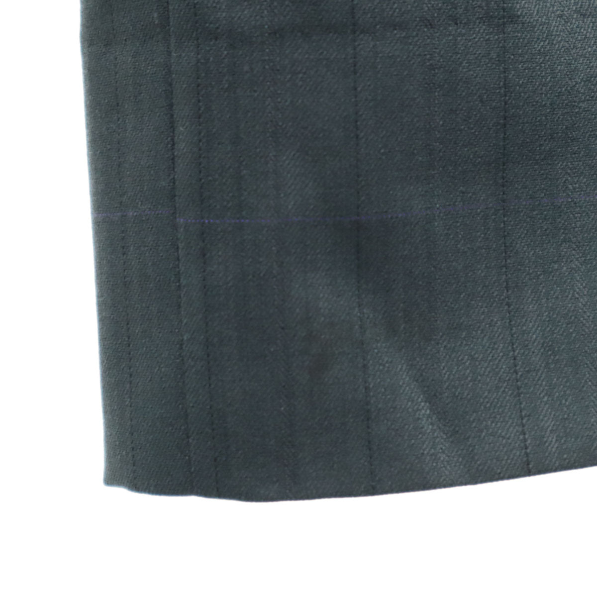 Pierre Cardin ピエールカルダン ストライプ柄 スーツ 上下 セットアップ 90A4 チャコールグレー ダブルジャケット ツータックパンツ メンズ