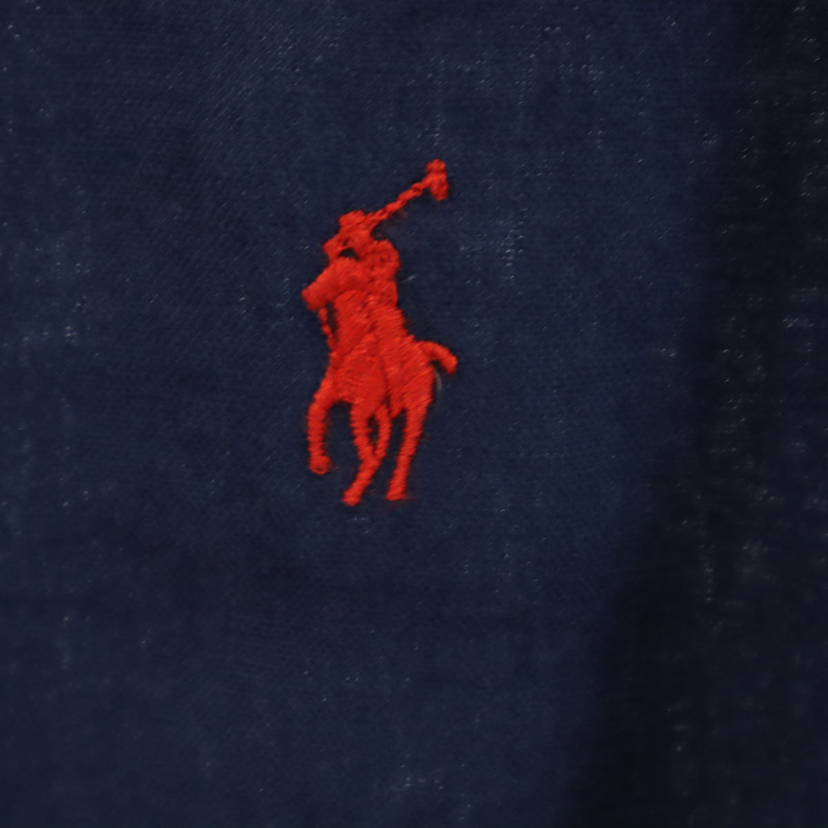 未使用 POLO RALPH LAUREN ポロラルフローレン リネン 長袖 ボタンダウンシャツ XXL ネイビー ビッグサイズ メンズ