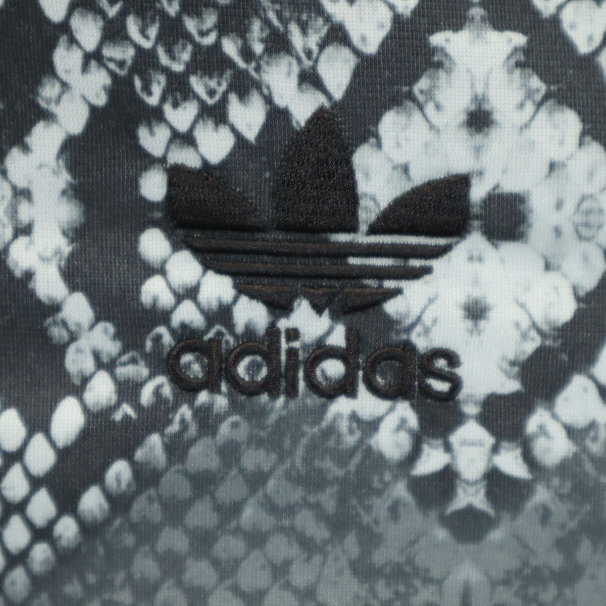 adidas Originals アディダスオリジナルス パイソン柄 ファイヤーバード トラックジャケット XL チャコールグレー ジャージ レディース