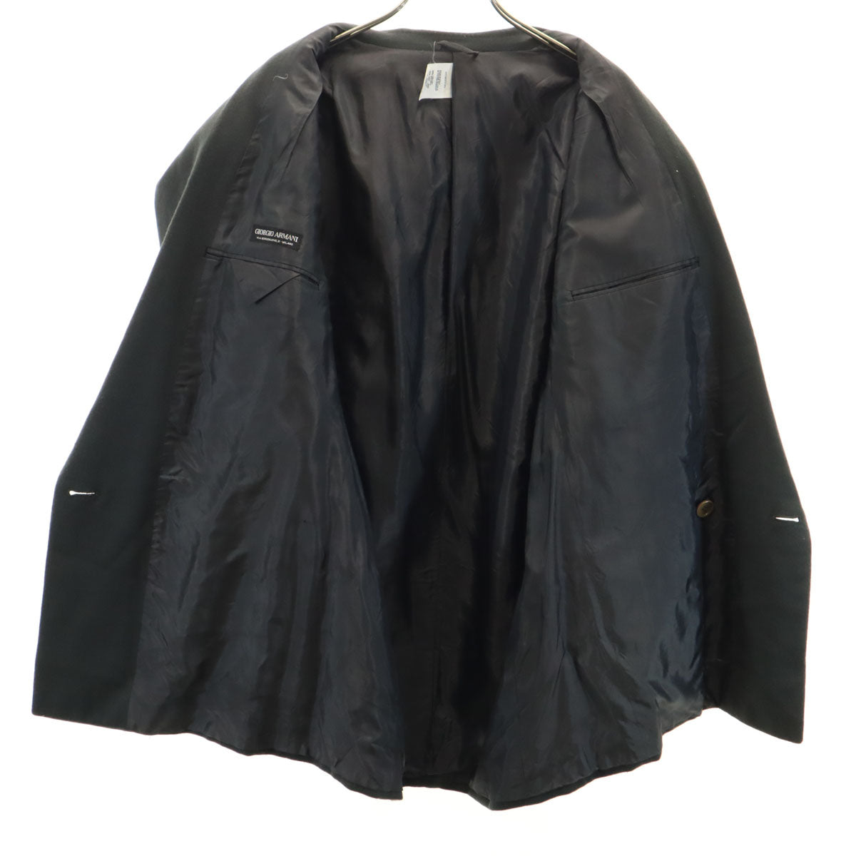 GIORGIO ARMANI ジョルジオアルマーニ 90s イタリア製 オールド ダブル テーラードジャケット 48 グリーングレー系 メンズ