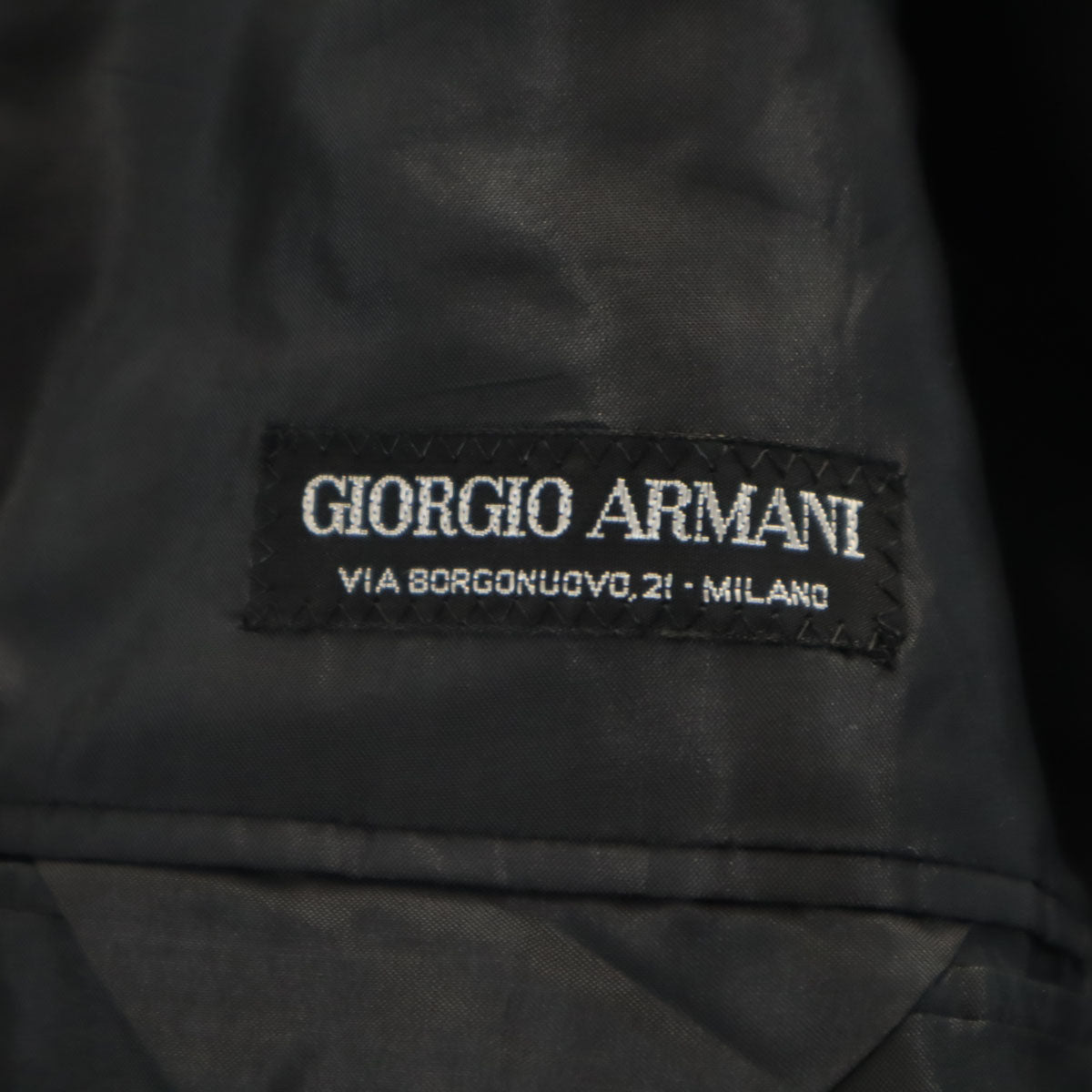 GIORGIO ARMANI ジョルジオアルマーニ 90s イタリア製 オールド ダブル テーラードジャケット 48 グリーングレー系 メンズ