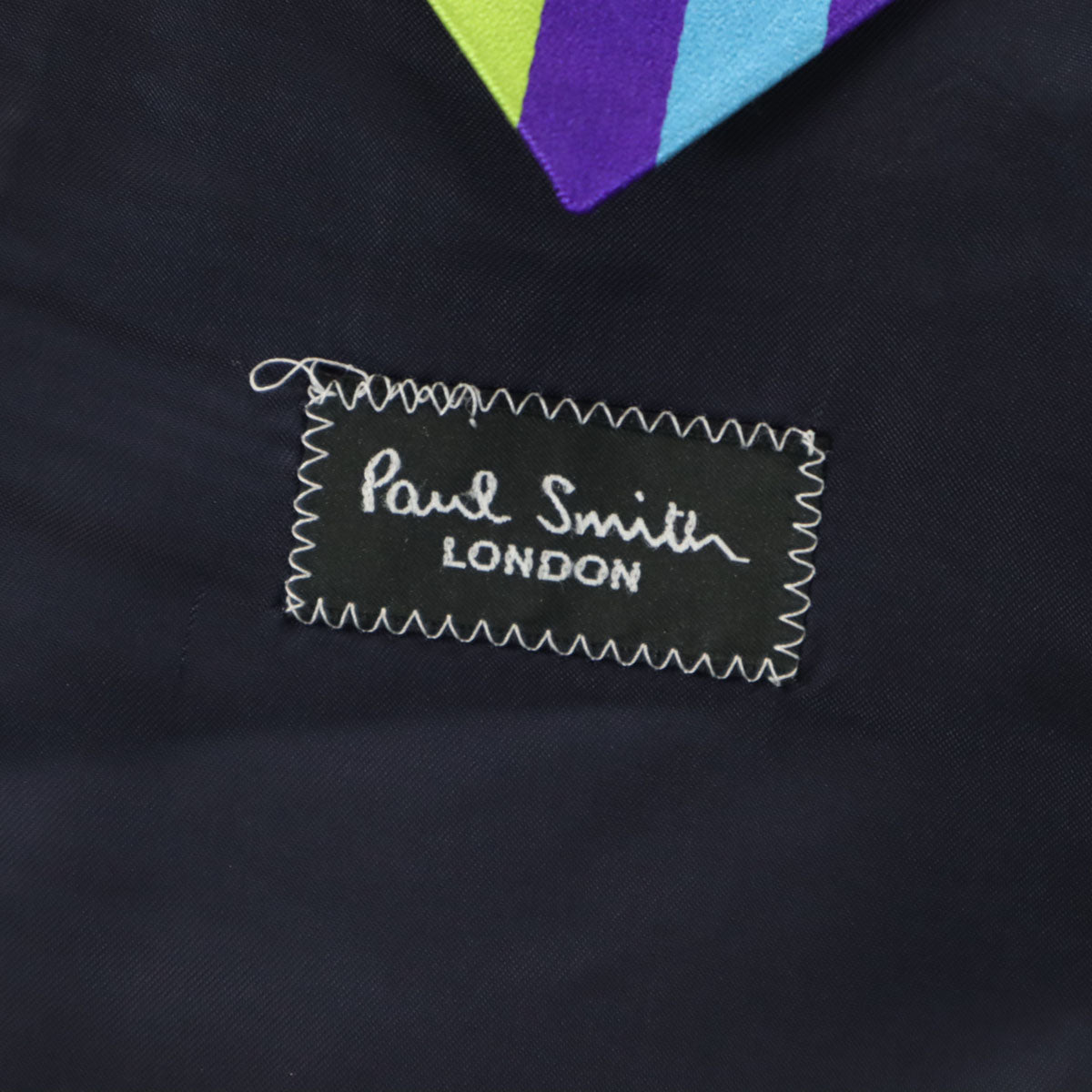 Paul Smith LONDON ポールスミスロンドン 日本製 チェルッティ生地 テーラードジャケット L チャコールグレー LANIFICIO F.LLI CERRUTI メンズ