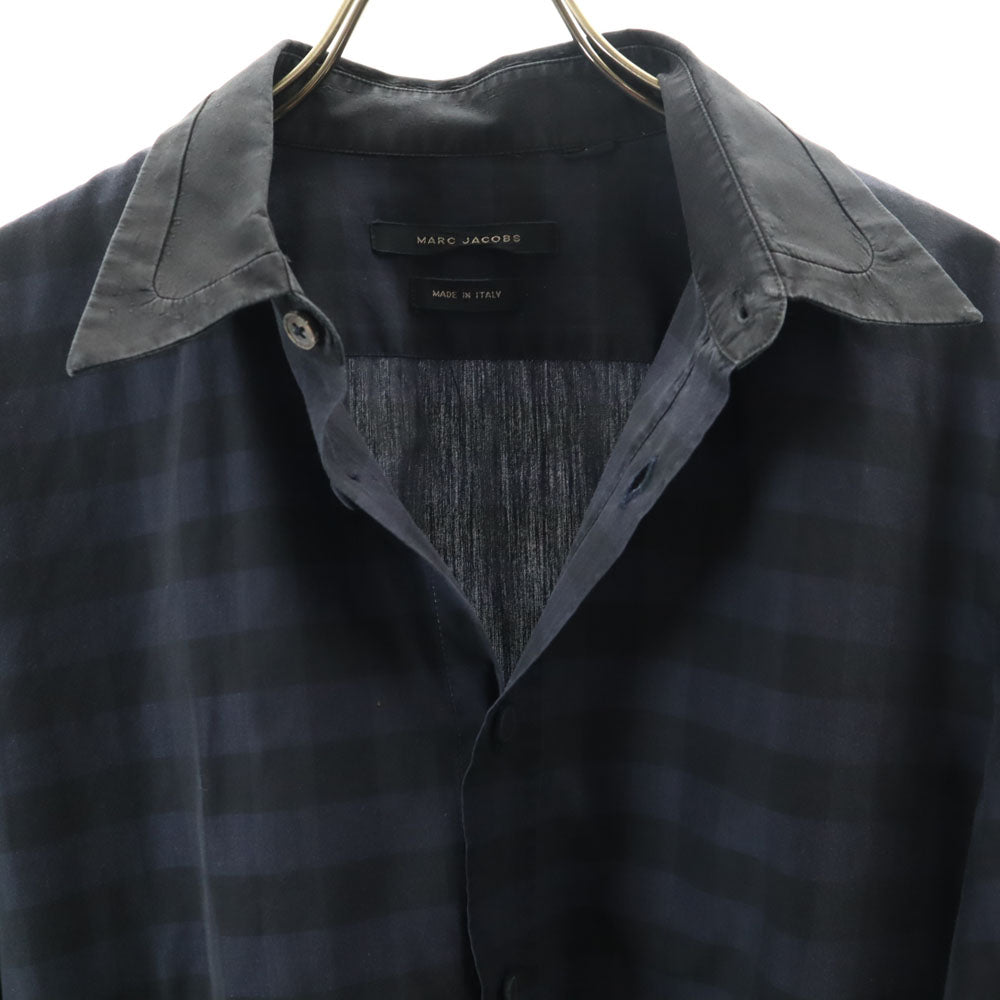 MARC JACOBS マークジェイコブス 2011年モデル イタリア製 長袖 ボタンダウンシャツ 46 ブルー メンズ
