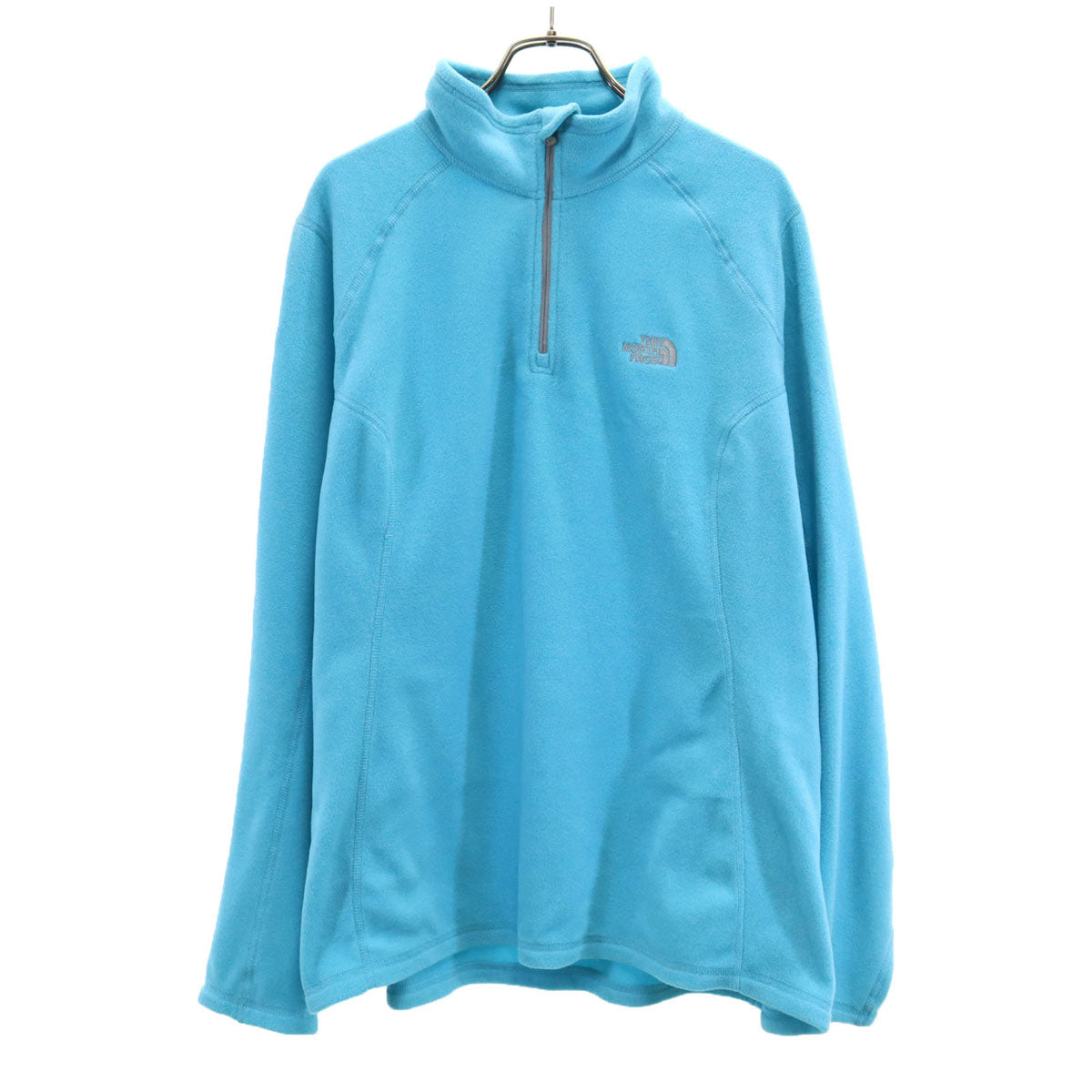THE NORTH FACE ノースフェイス ハーフジップ フリースジャケット XL ターコイズ アウトドア AJHP プルオーバー レディース