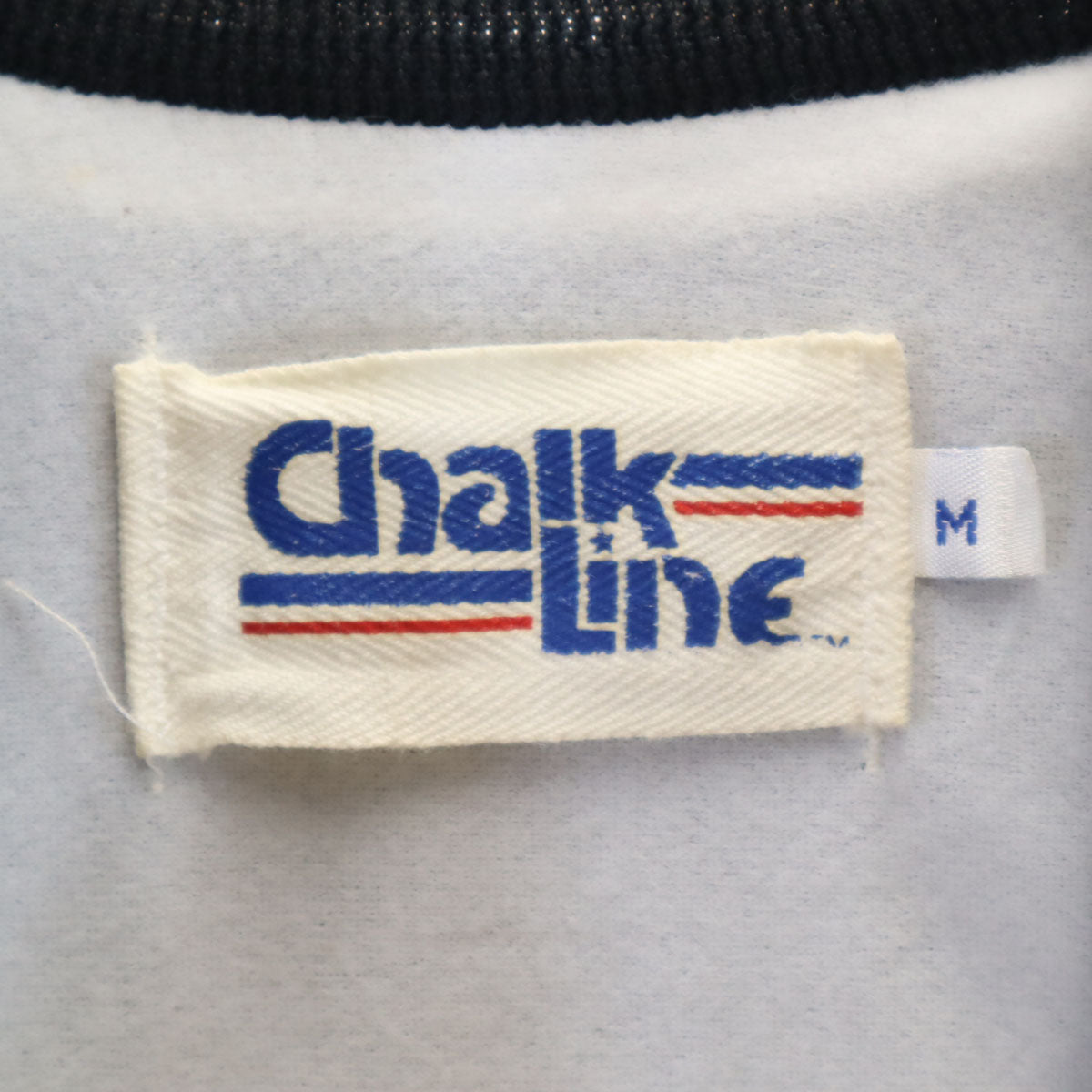 CHALK LINE JERZEES チョークライン NFL レイダース サテン スタジャン M ブラック メンズ