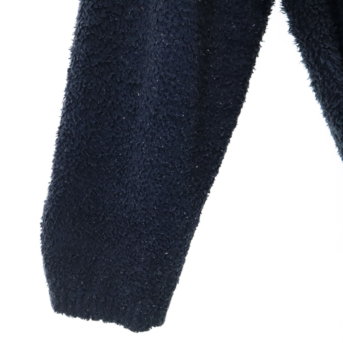 BAREFOOT DREAMS ベアフットドリームス 長袖 ふわモコ ジップパーカー S ネイビー ルームウェア ロンハーマン メンズ