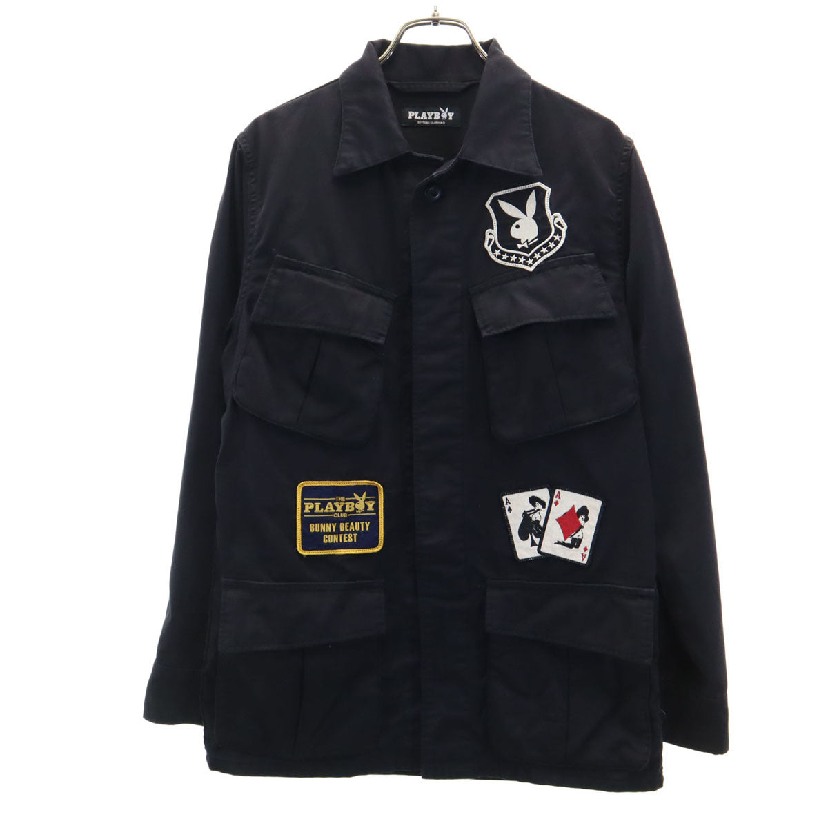 PLAYBOY HYSTERIC GLAMOUR プレイボーイ ヒステリックグラマー 日本製 ジャケット S ブラック メンズ