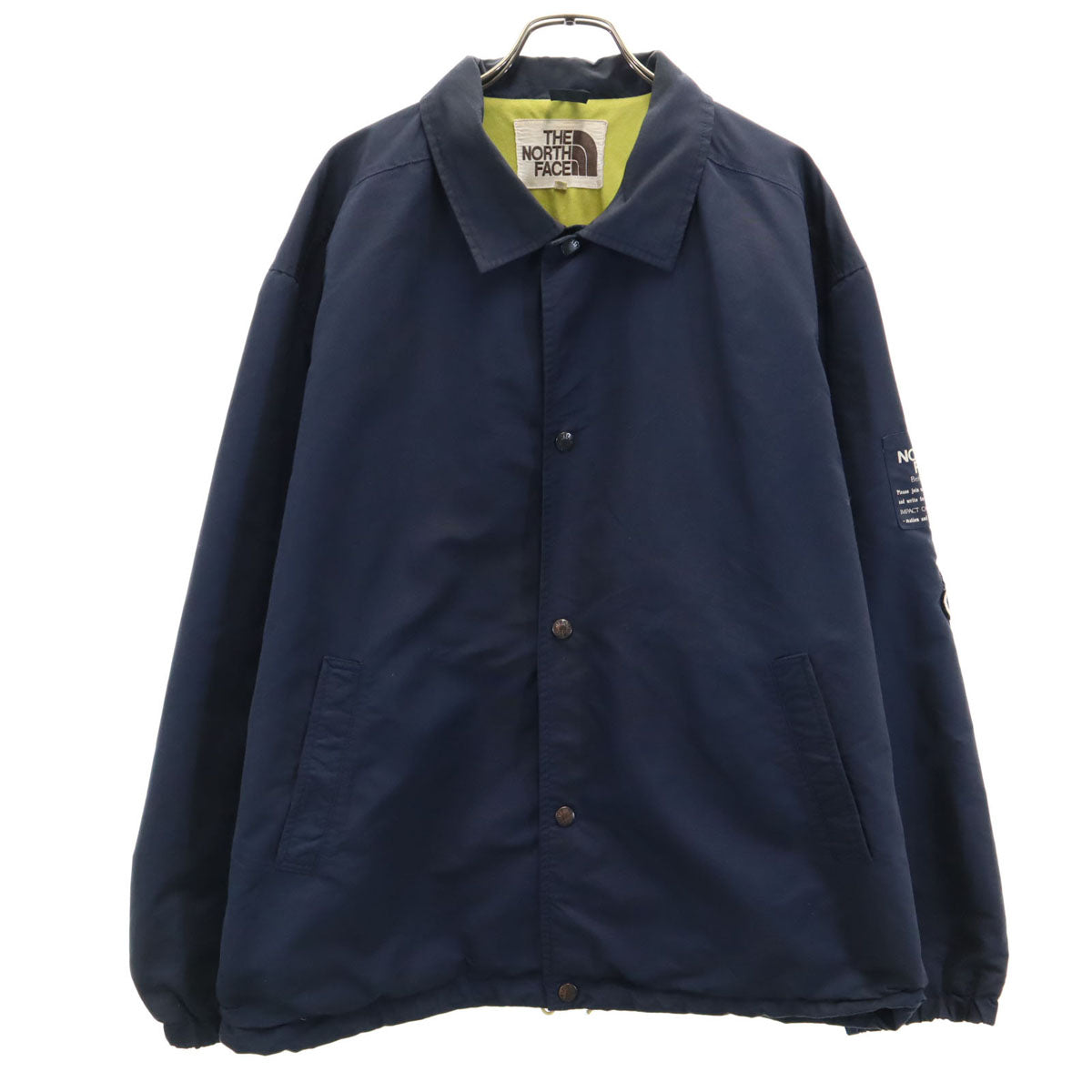 THE NORTH FACE ノースフェイス 日本製 ナイロンジャケット LL ネイビー アウトドア 裏トリコット メンズ
