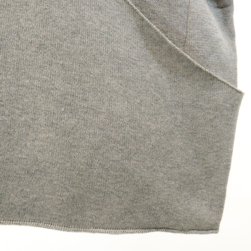 PLAIN PEOPLE プレインピープル ウールブレンド 長袖 ニット ポンチョ 9 グレー レディース