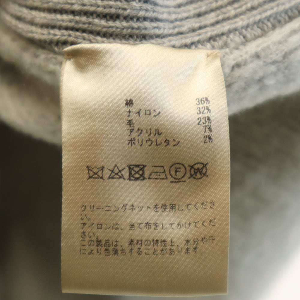 PLAIN PEOPLE プレインピープル ウールブレンド 長袖 ニット ポンチョ 9 グレー レディース