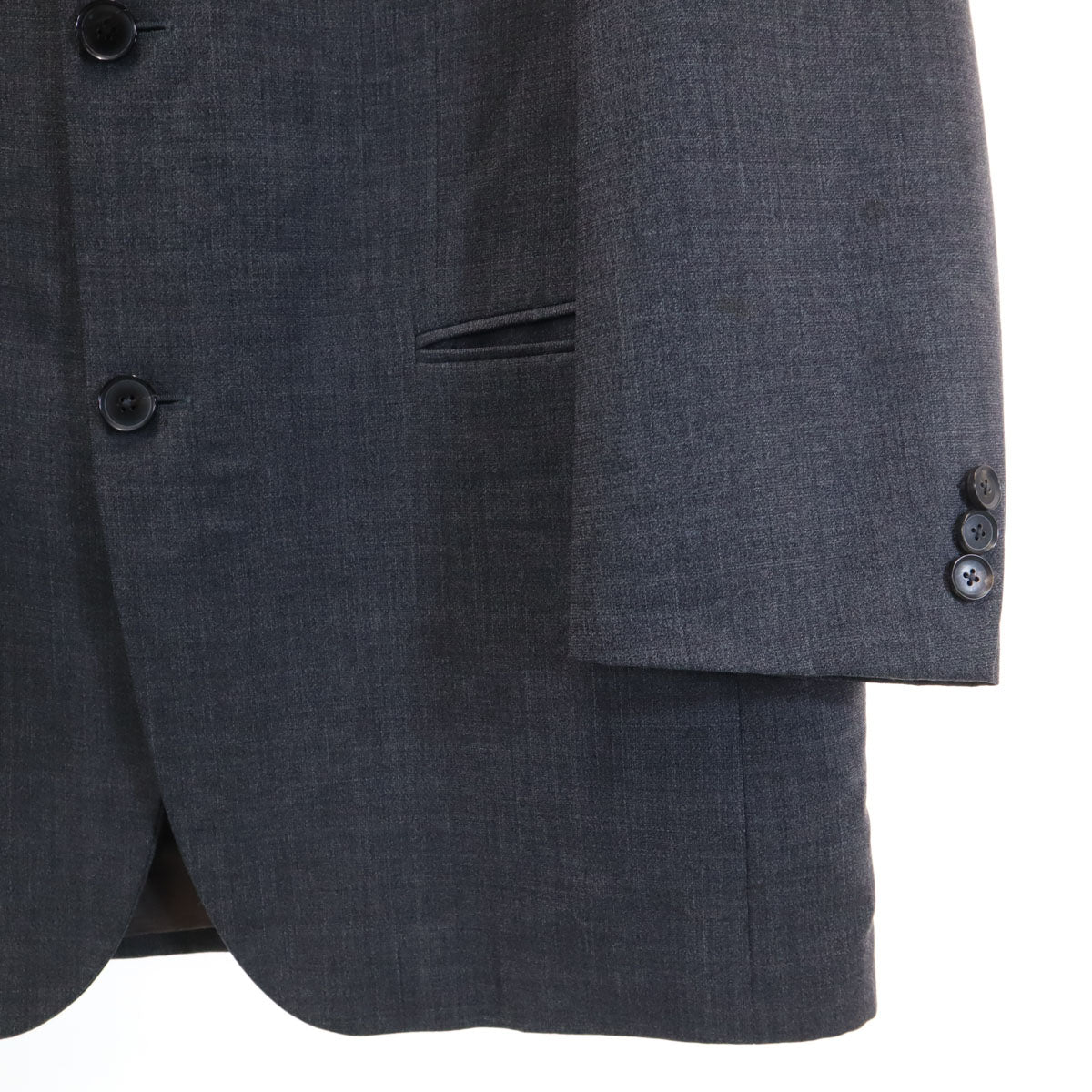 BOSS HUGO BOSS ボスヒューゴボス スーツ 上下 セットアップ 38R チャコールグレー メンズ