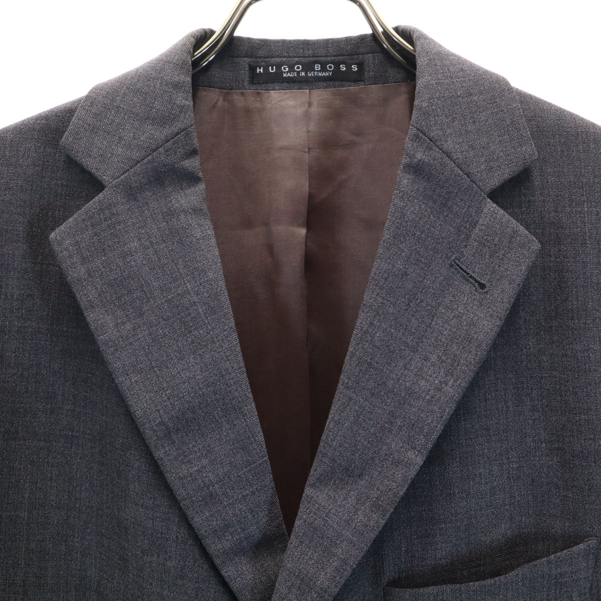 BOSS HUGO BOSS ボスヒューゴボス スーツ 上下 セットアップ 38R チャコールグレー メンズ