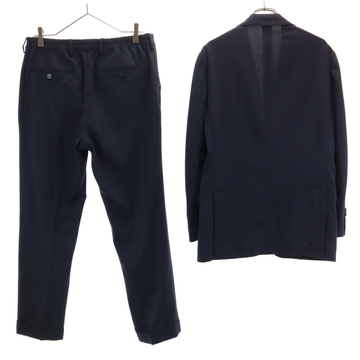 LARDINI ラルディーニ イタリア製 スーツ 上下 セットアップ 46 ネイビー メンズ