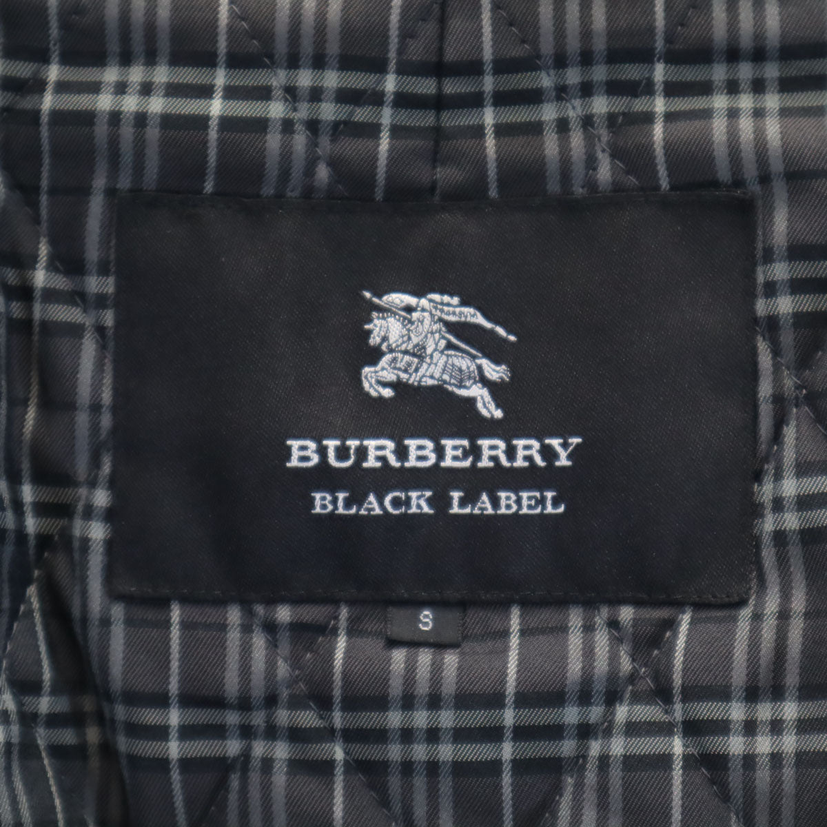 BURBERRY BLACK LABEL バーバリーブラックレーベル ライナー付 ジャケット S 黒 三陽商会 メンズ