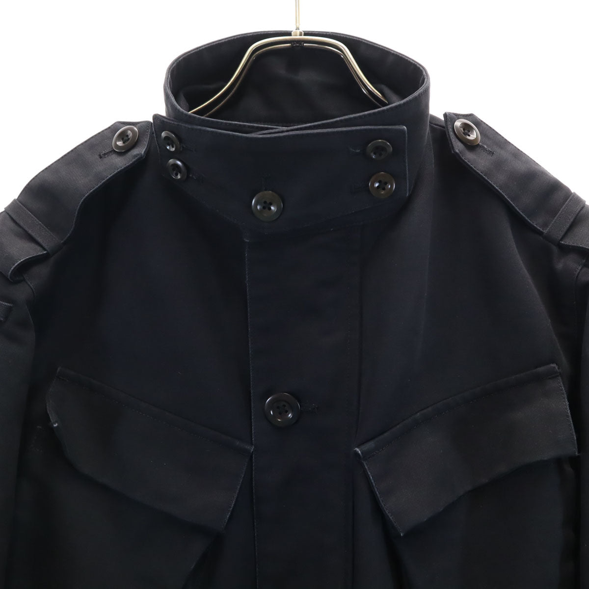 Paul Smith ポールスミス ミリタリージャケット M 黒 メンズ