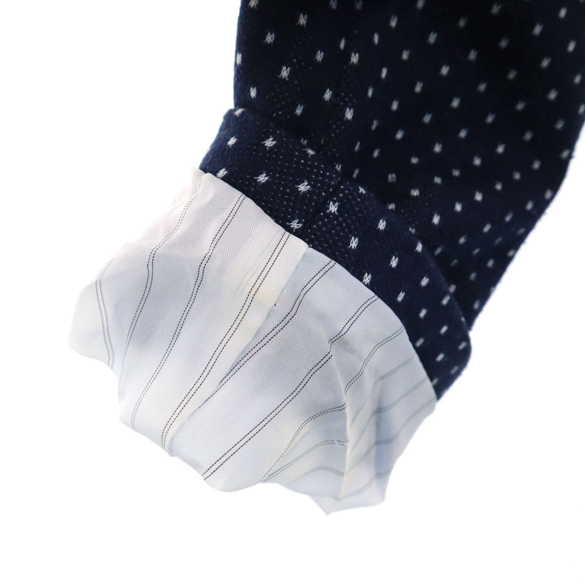 SSEINSE センス イタリア製 総柄 テーラードジャケット 44 ネイビー アンコン メンズ