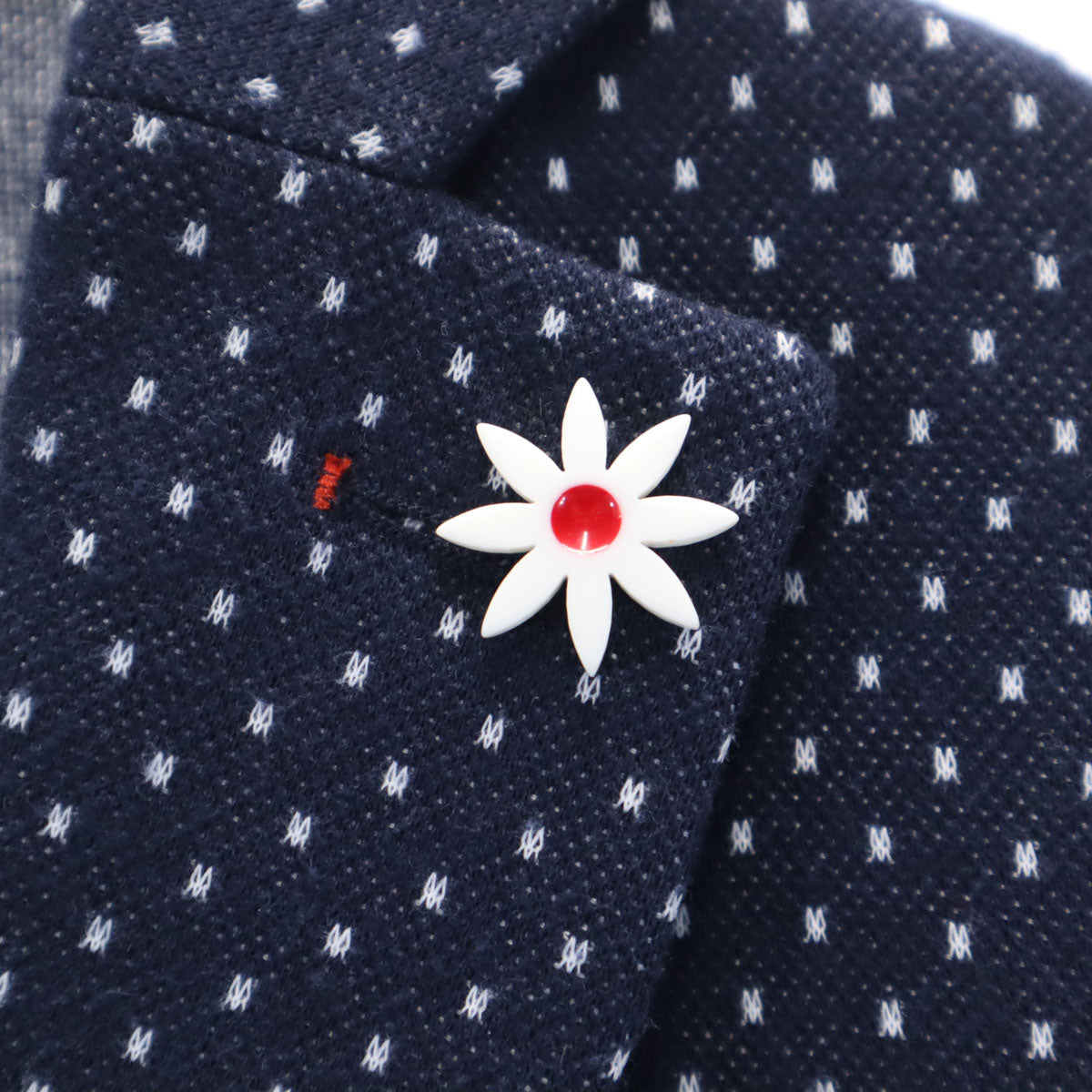 SSEINSE センス イタリア製 総柄 テーラードジャケット 44 ネイビー アンコン メンズ