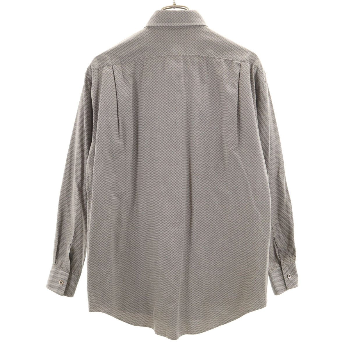 Paul Smith LONDON ポールスミスロンドン 総柄 長袖 シャツ M グレー メンズ