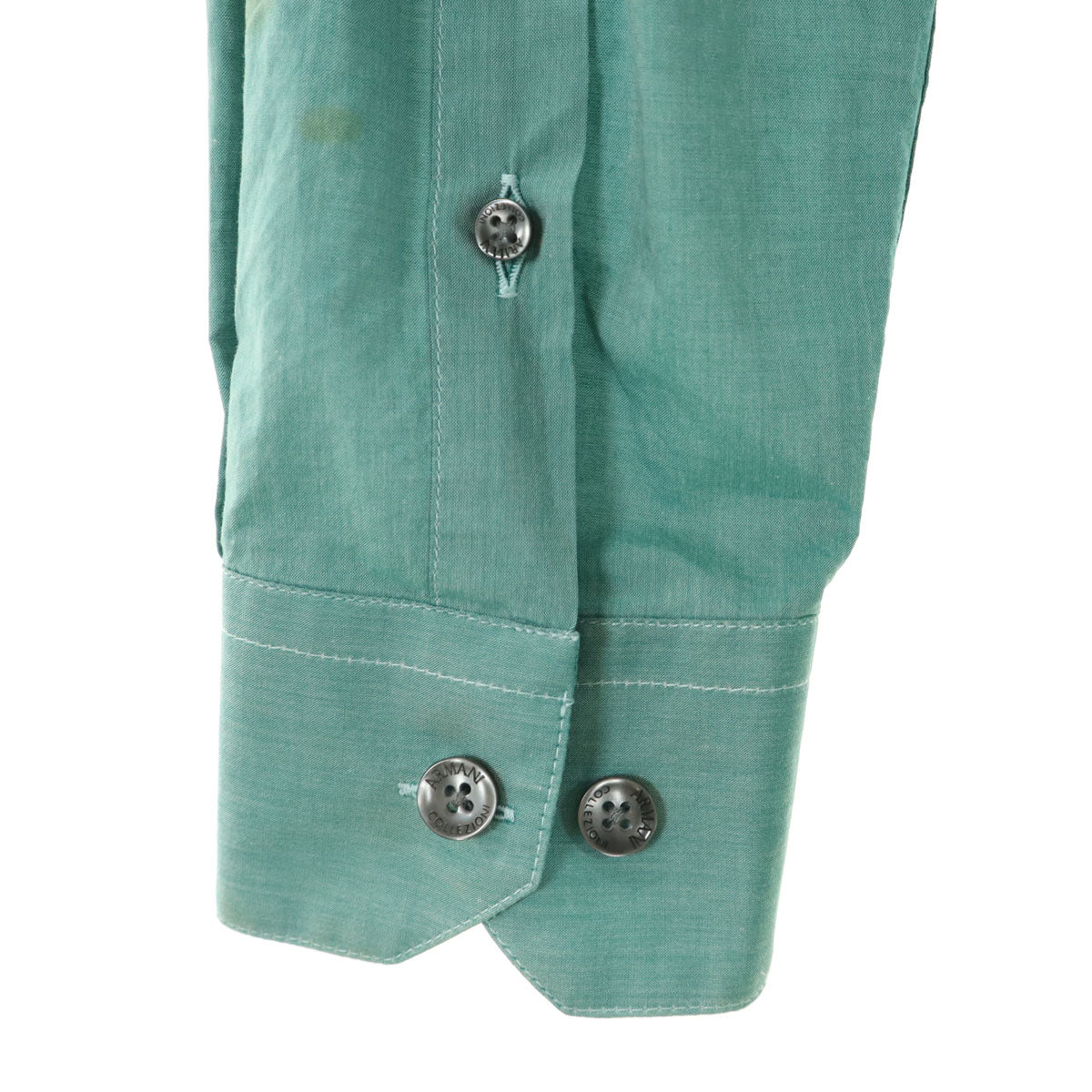 ARMANI COLLEZIONI アルマーニコレッツォーニ 長袖 シャツ M グリーン系 メンズ