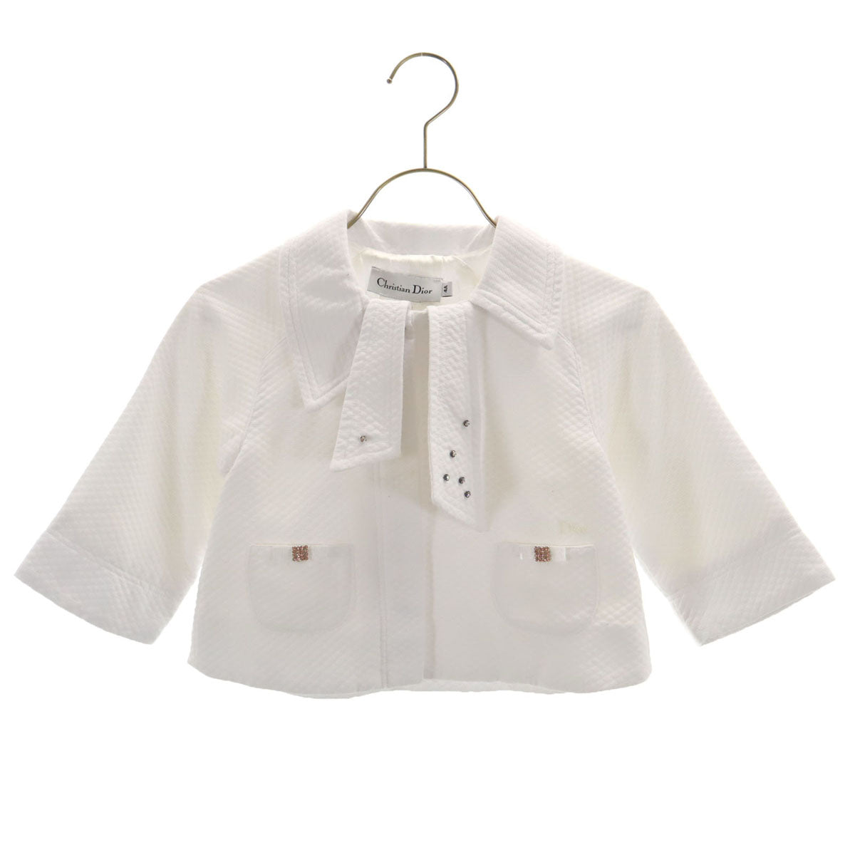 Christian Dior クリスチャンディオール セレモニー ジャケット 4A 白 キッズ