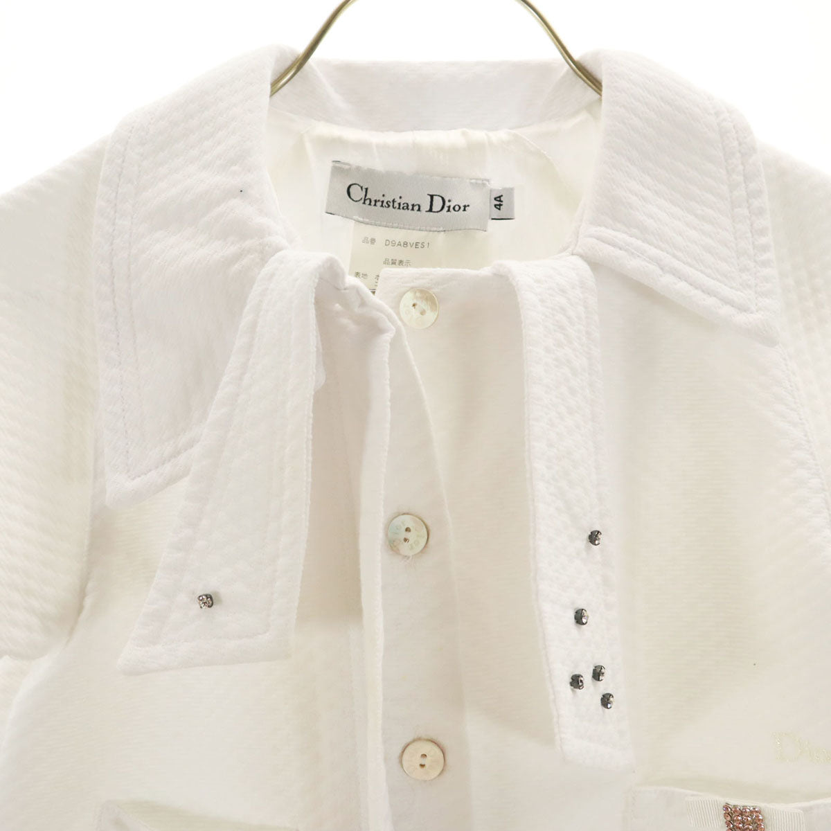 Christian Dior クリスチャンディオール セレモニー ジャケット 4A 白 キッズ