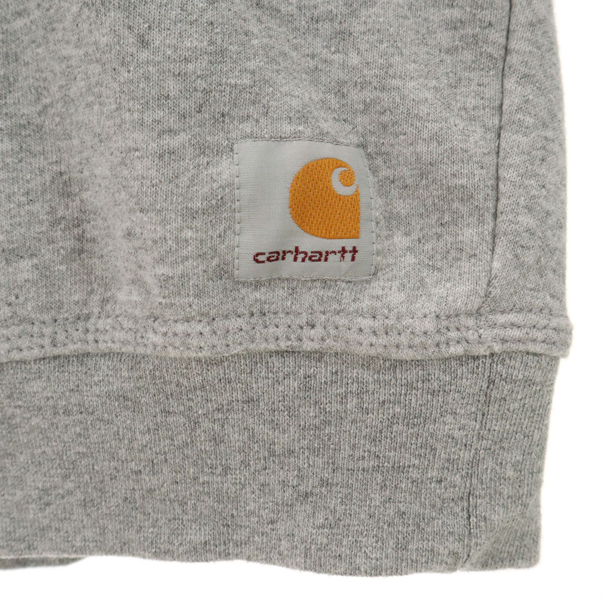 Carhartt カーハート K124 長袖 スウェット トレーナー L グレー Vガゼット 無地 裏起毛 メンズ