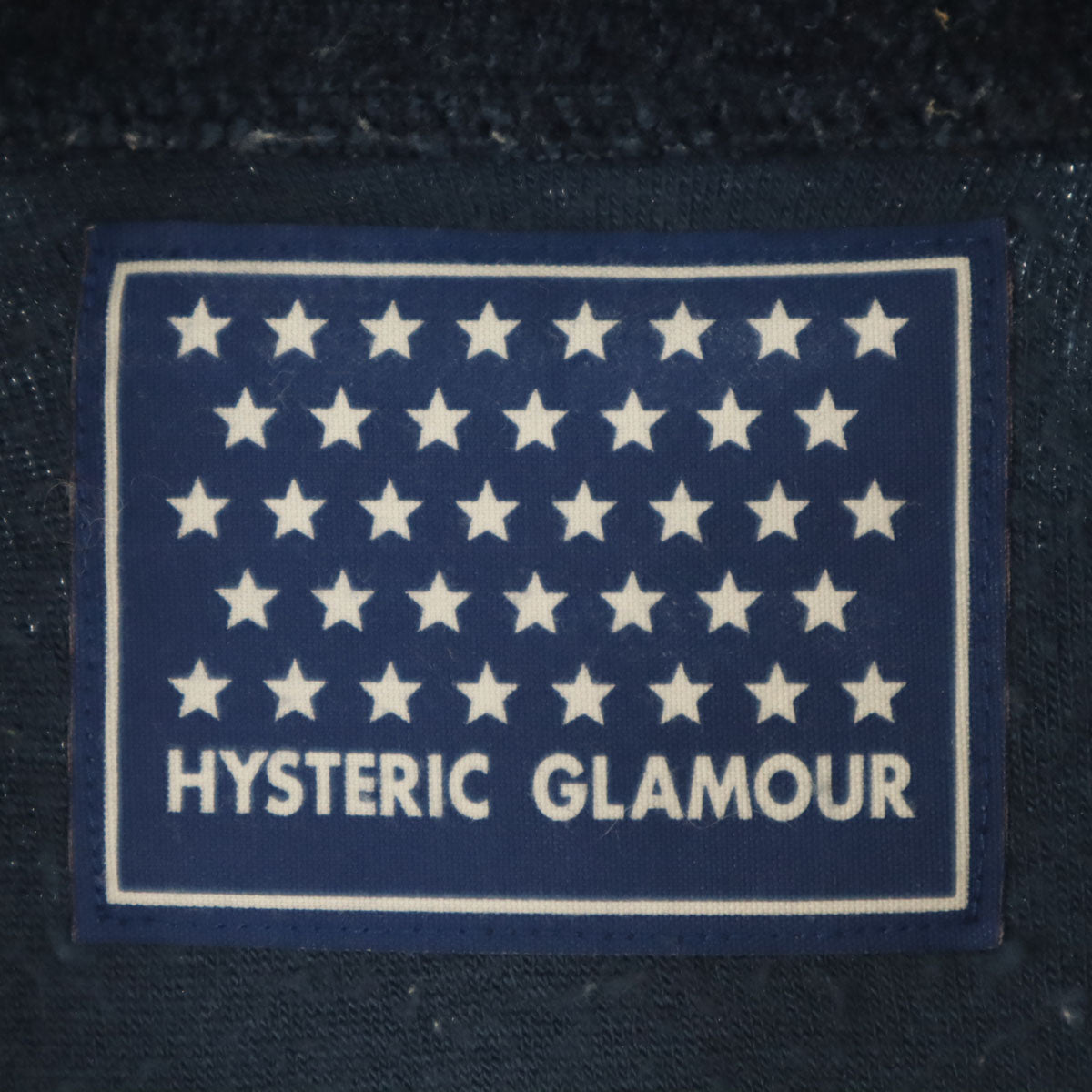 HYSTERIC GLAMOUR ヒステリックグラマー 日本製 パイル ジャケット FREE ネイビー レディース