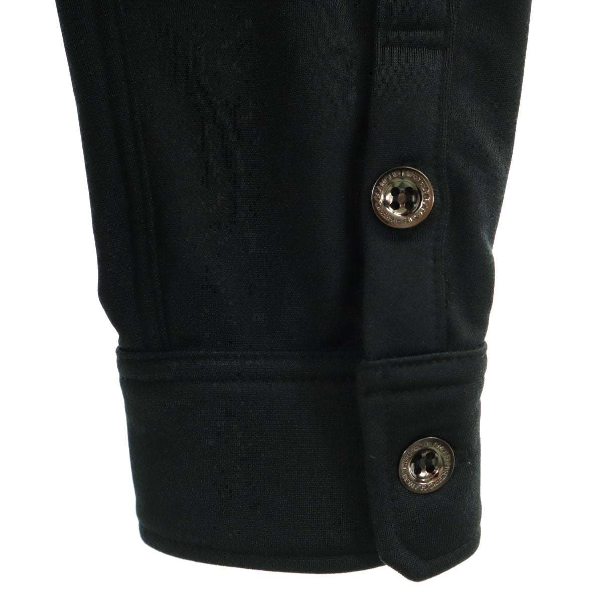 HYSTERIC GLAMOUR ヒステリックグラマー 日本製 長袖 ミリタリーシャツ L ブラック 裏トリコット メンズ