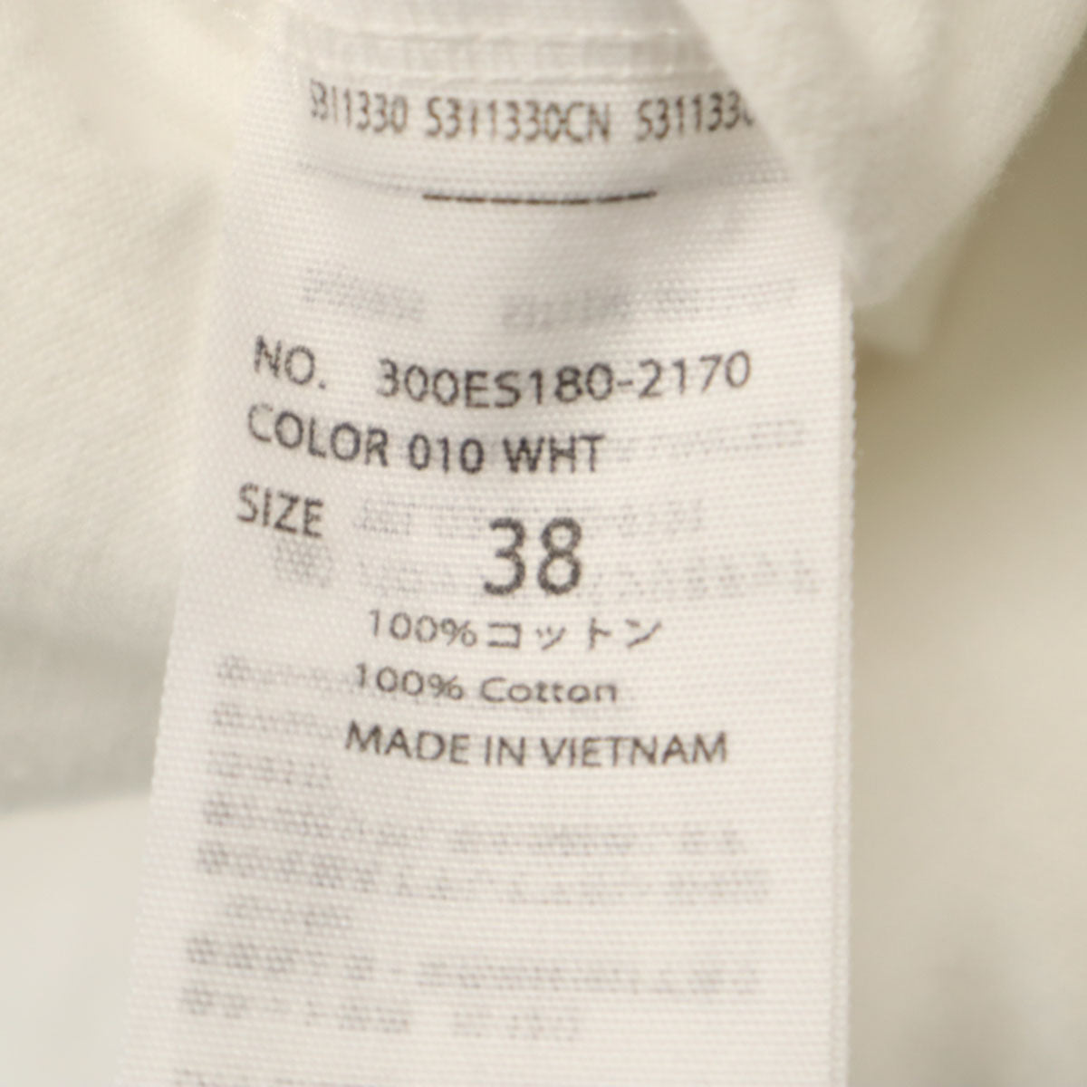 ENFOLD エンフォルド 長袖 パーカー 38 ホワイト レディース