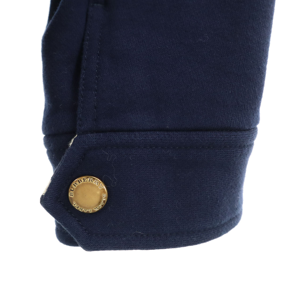 BURBERRY BLACK LABEL バーバリーブラックレーベル スウェット マリン ジャケット L ネイビー 三陽商会 レディース
