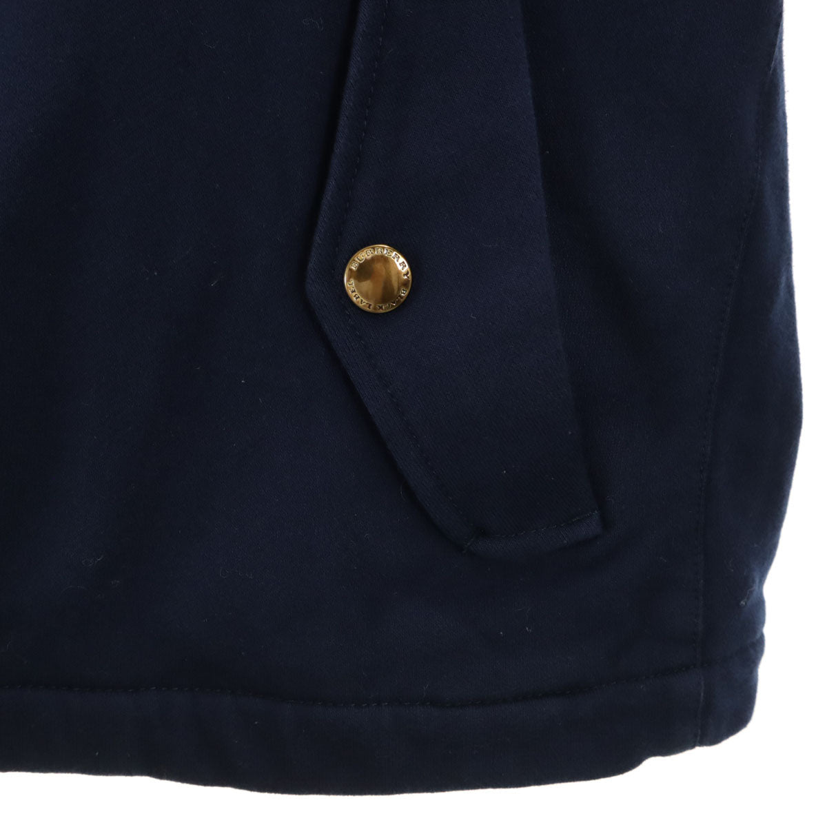 BURBERRY BLACK LABEL バーバリーブラックレーベル スウェット マリン ジャケット L ネイビー 三陽商会 レディース