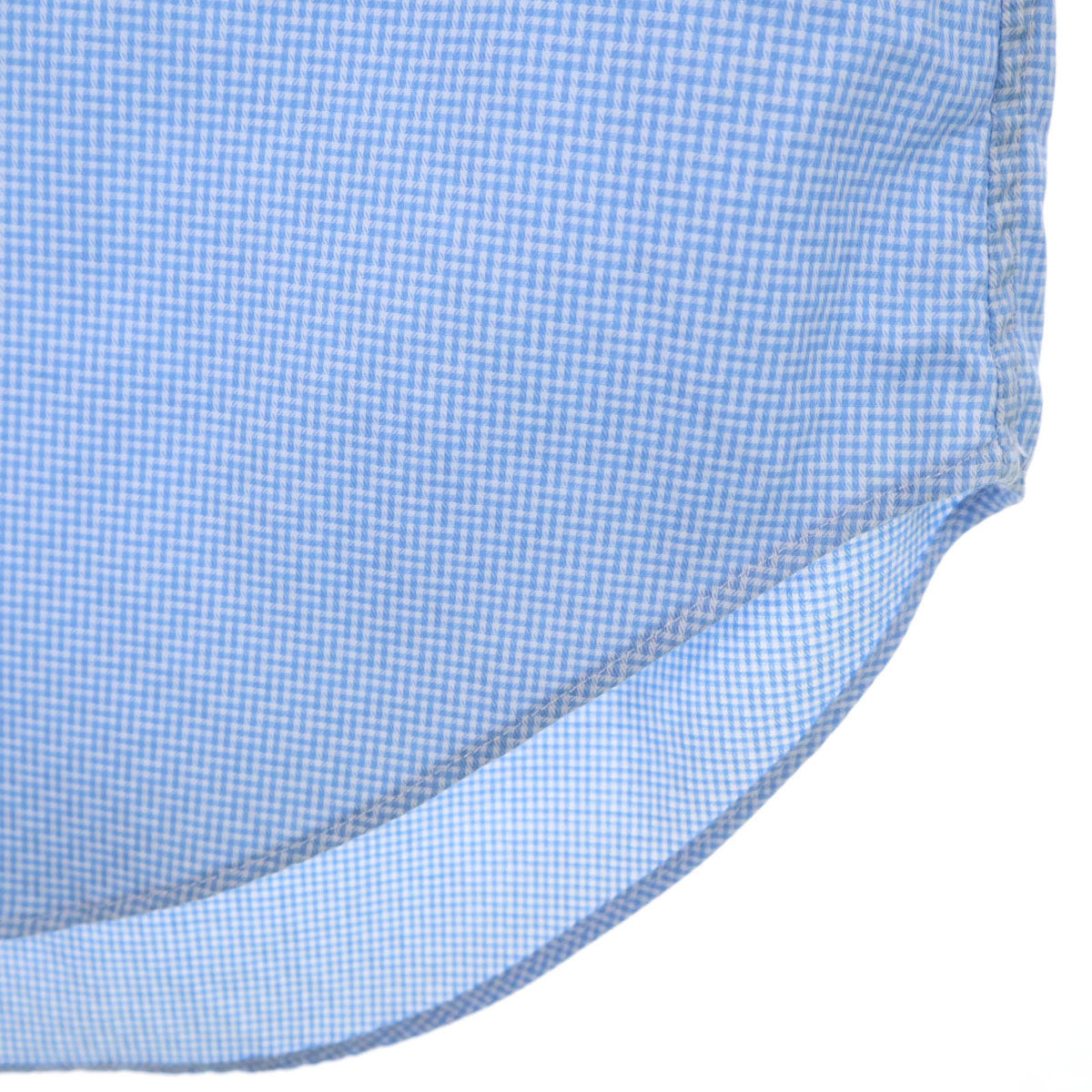 Emporio Armani エンポリオアルマーニ 格子柄 長袖 シャツ 42 ブルー系 MODERN FIT メンズ