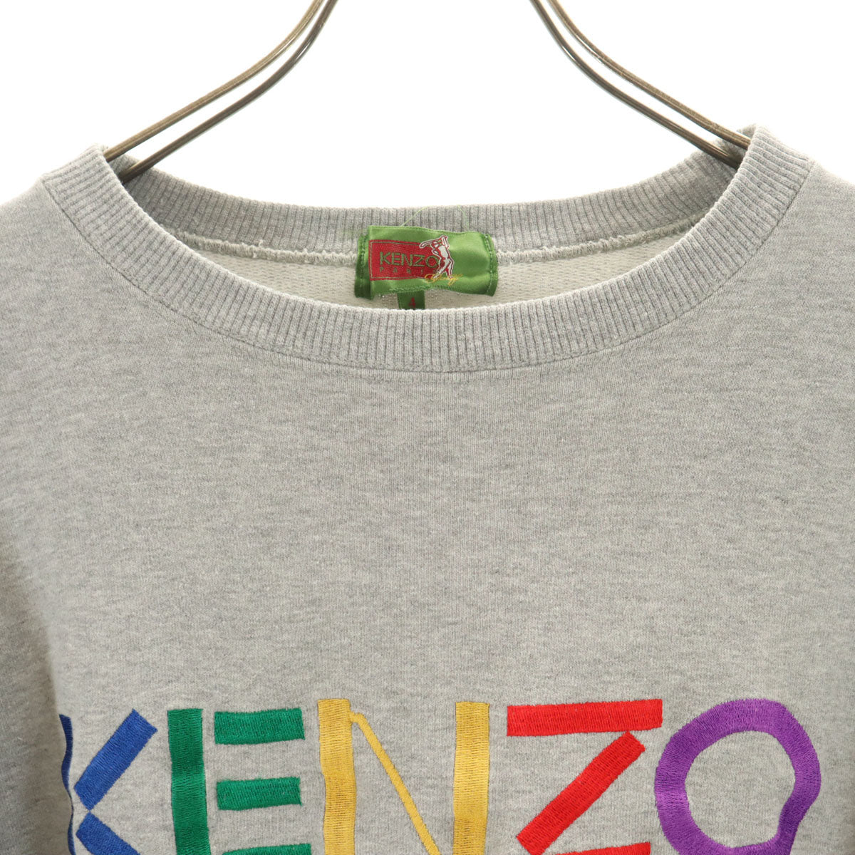 KENZO GOLF ケンゾーゴルフ 90s 日本製 オールド 長袖 トレーナー 4 グレー系 スウェット メンズ