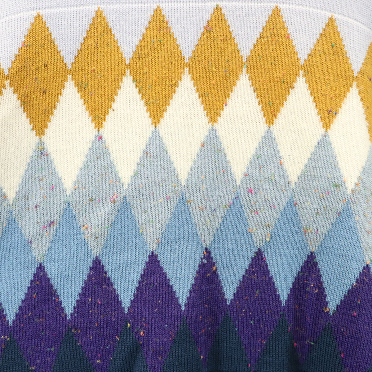 Christian Dior SPORTS クリスチャンディオールスポーツ 90s オールド アーガイル柄 長袖 セーター L グレー ニット レディース